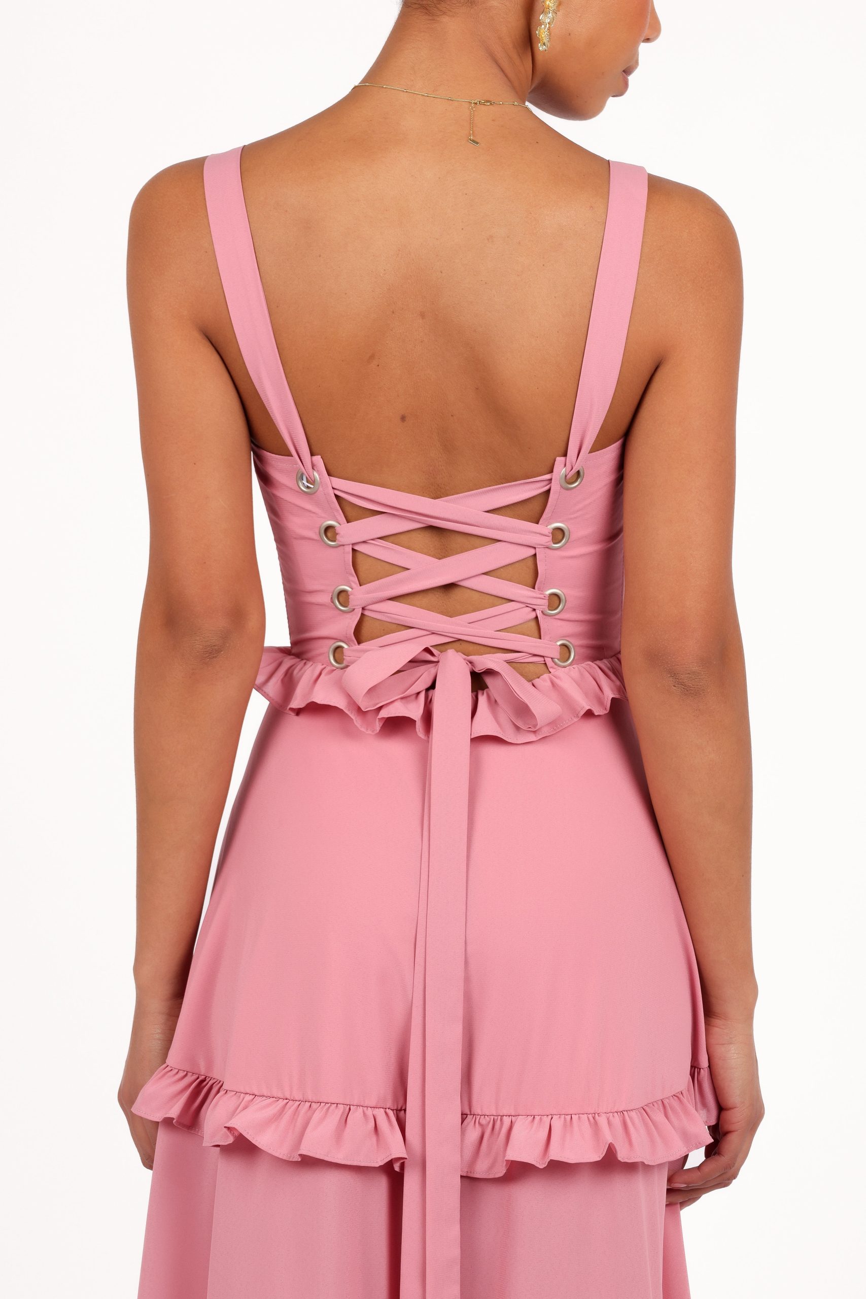 Lillee Tiered Maxi Dress - Mauve - Image 7