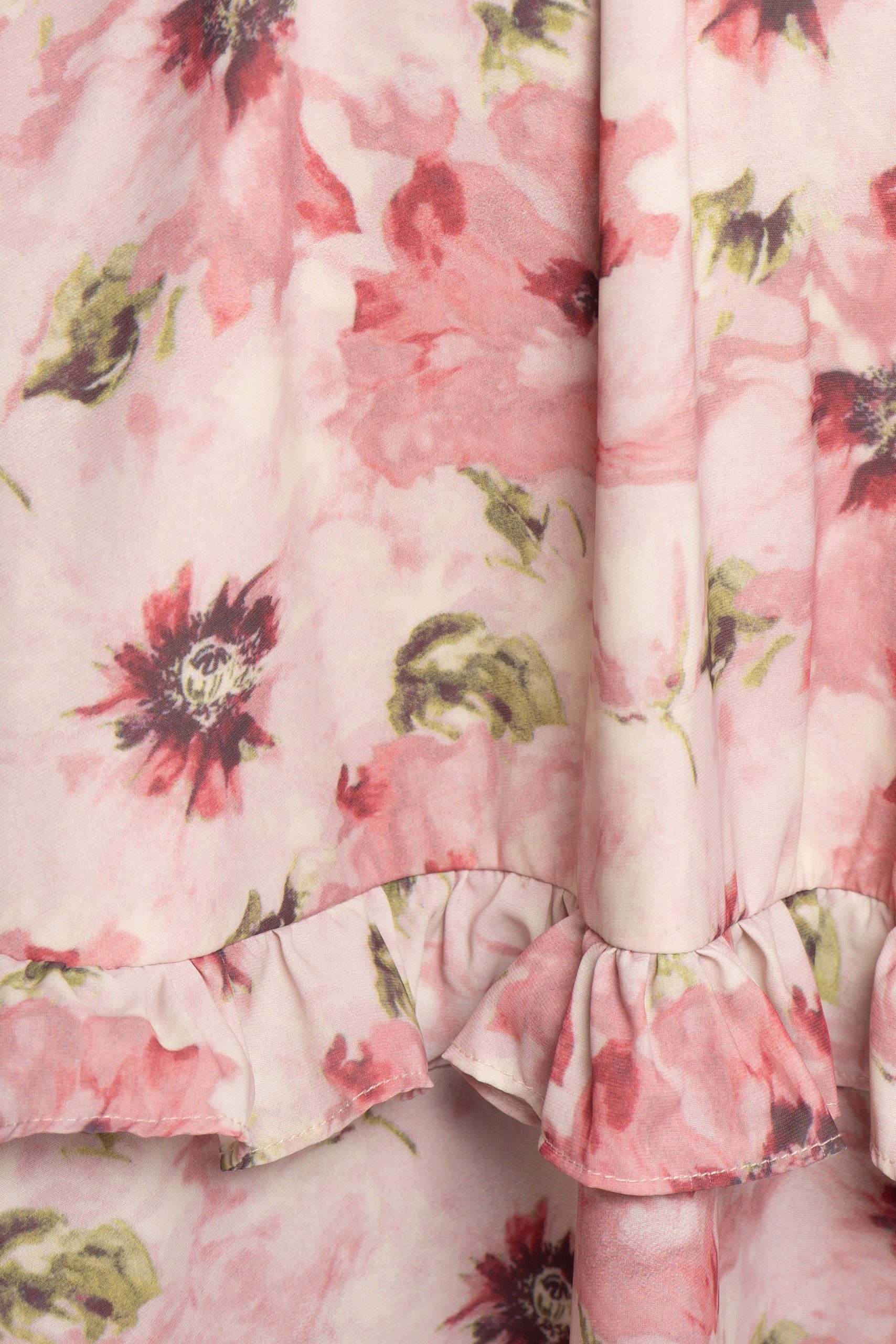 Lillee Tiered Maxi Dress - Pink Bloom - Image 7