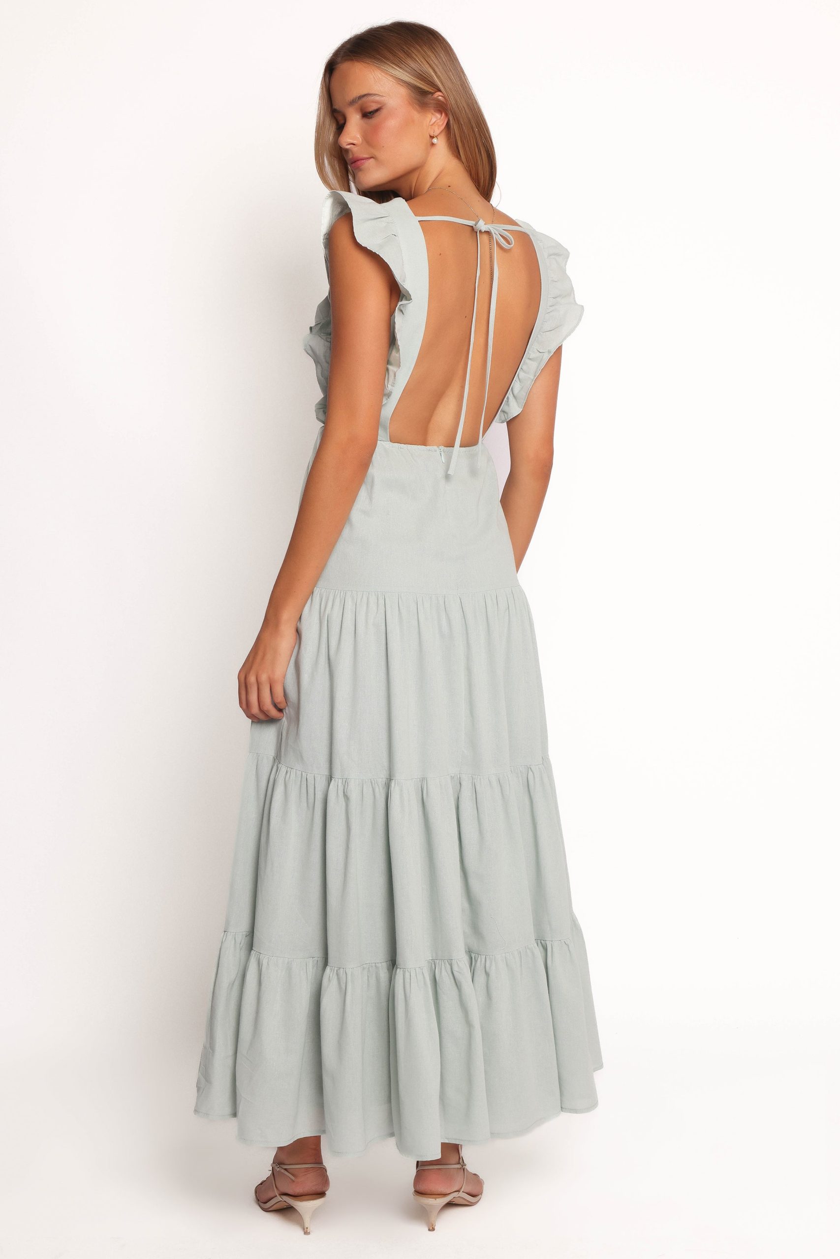 Lillian Maxi Dress - Pale Blue - Image 4