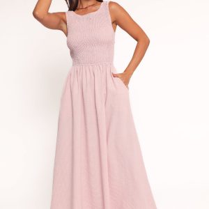 Lillie Maxi Dress - Pale Pink