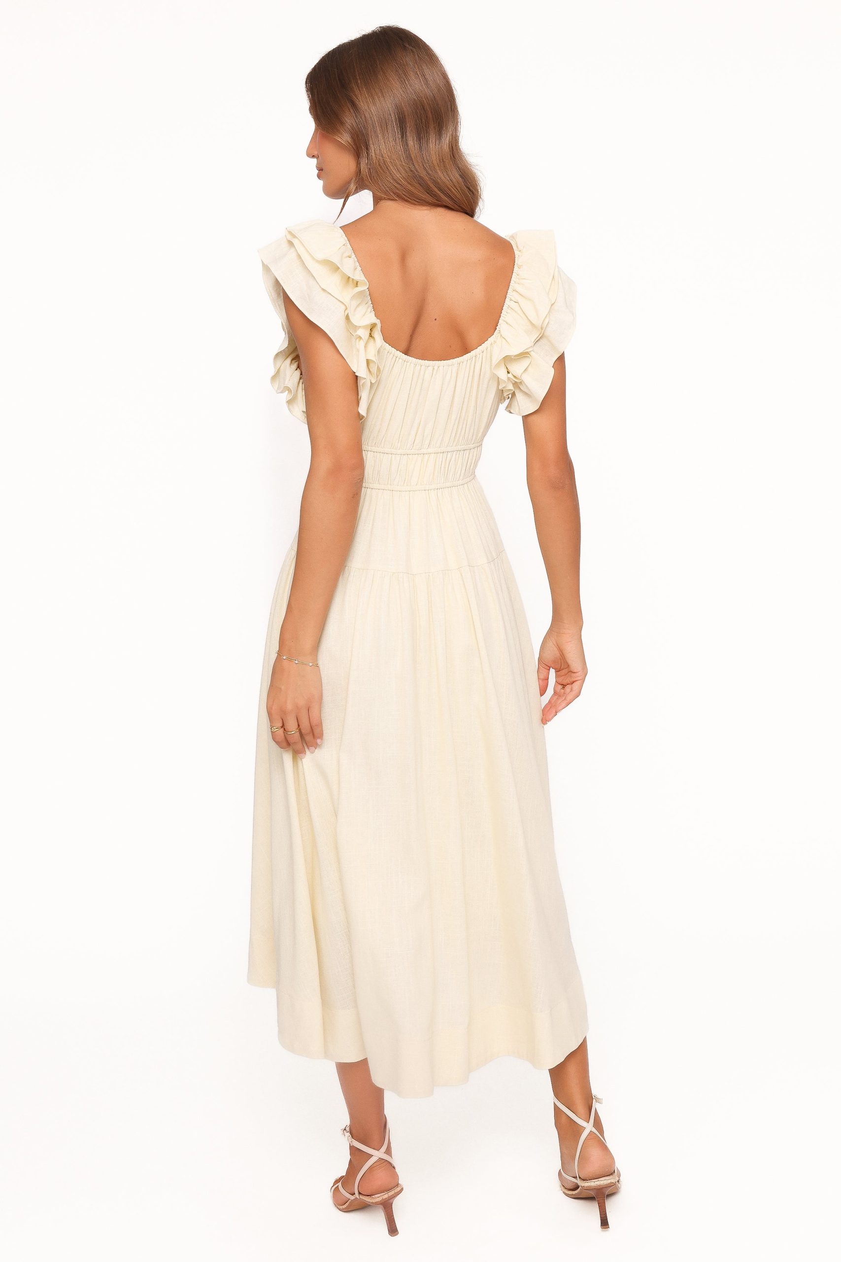 Linda Midi Dress - Butter Yellow - Image 5