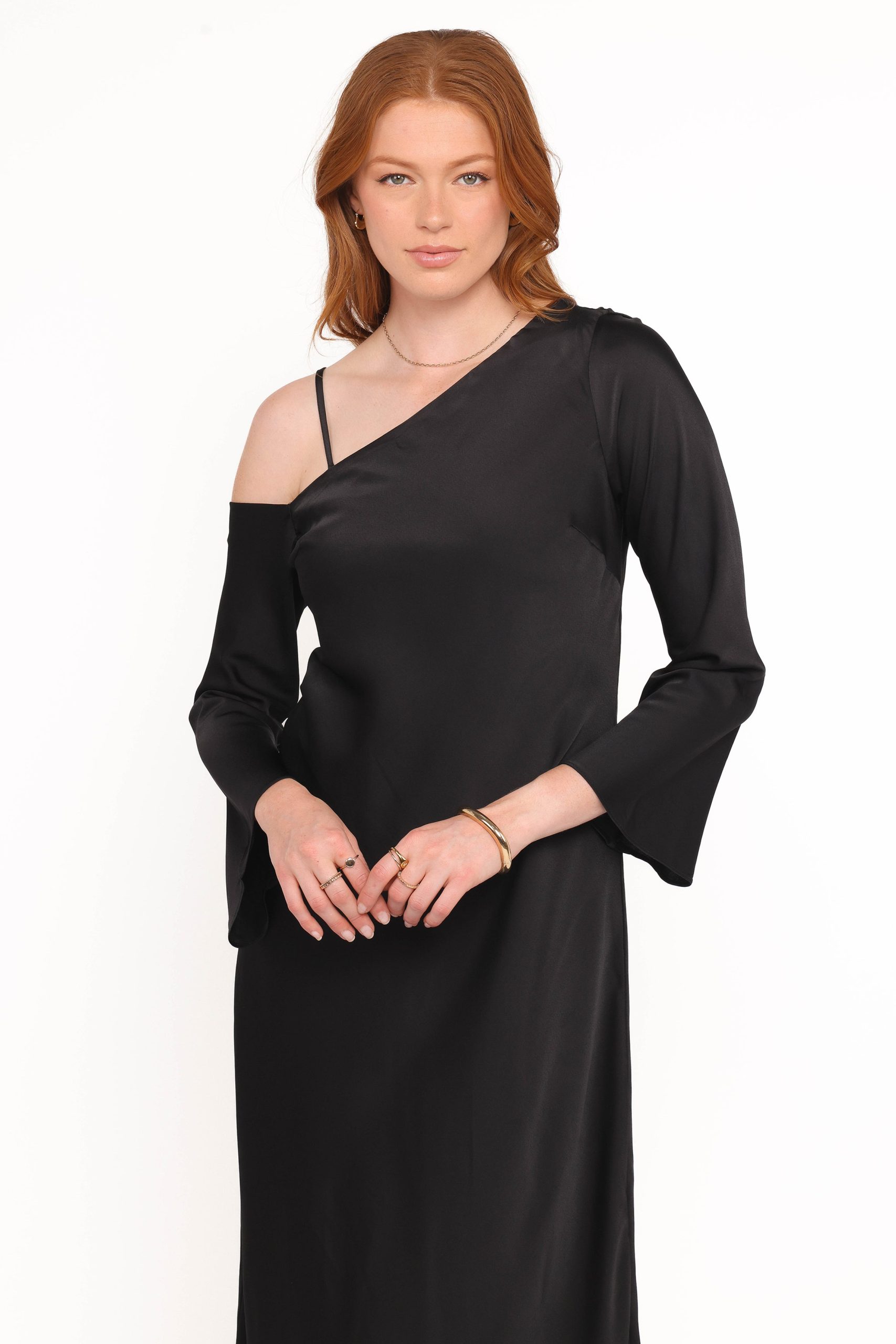 Lindra Maxi Dress - Black - Image 2