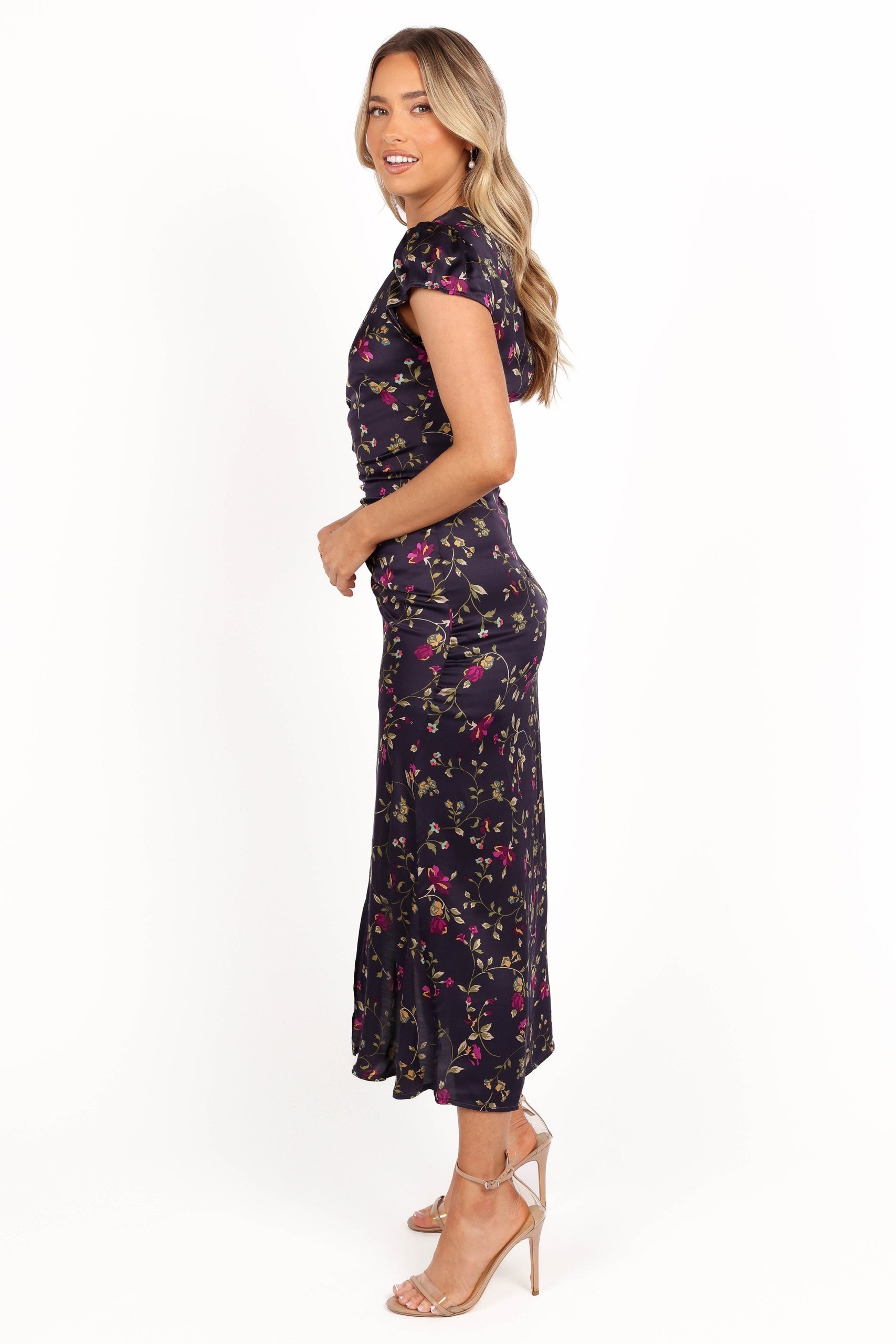 Lisbeth Midi Dress - Midnight Floral - Image 4