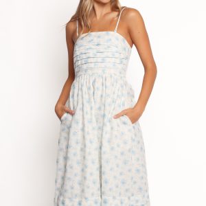 Lisette Midi Dress - Blue