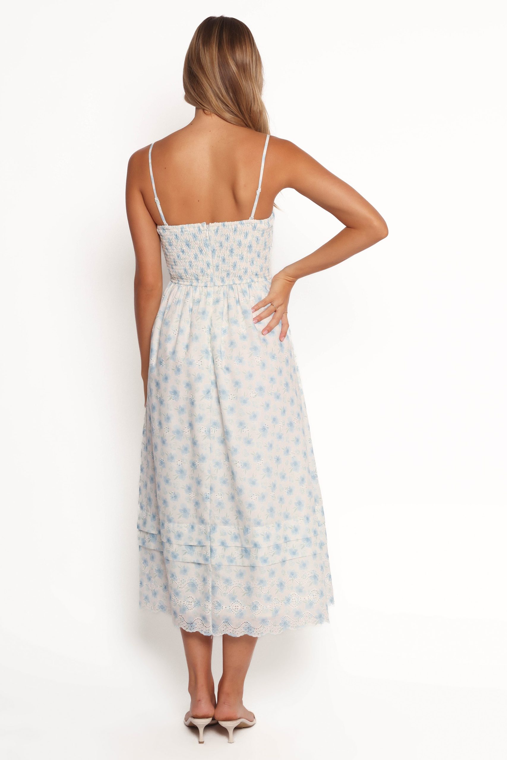 Lisette Midi Dress - Blue - Image 4