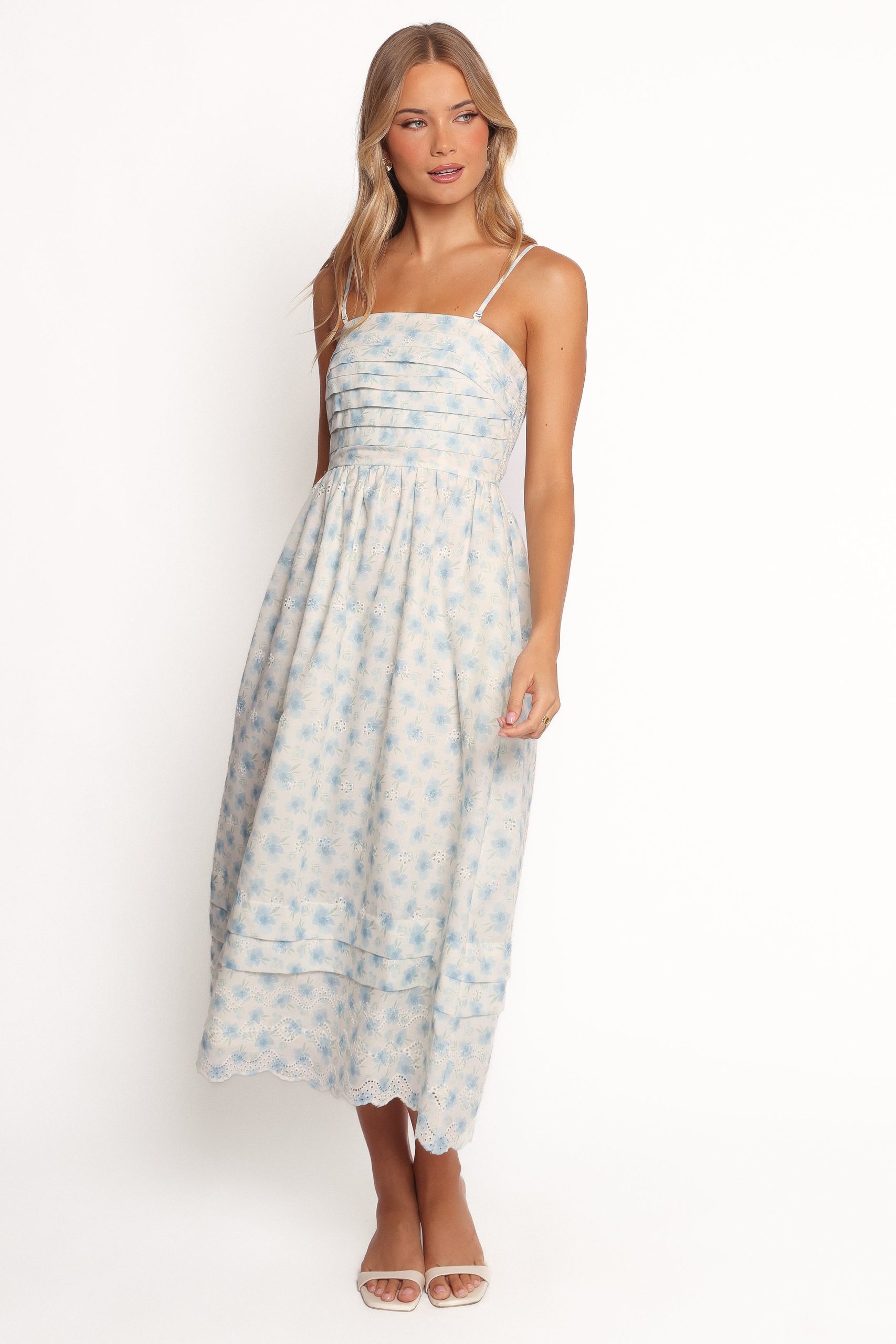Lisette Midi Dress - Blue - Image 2