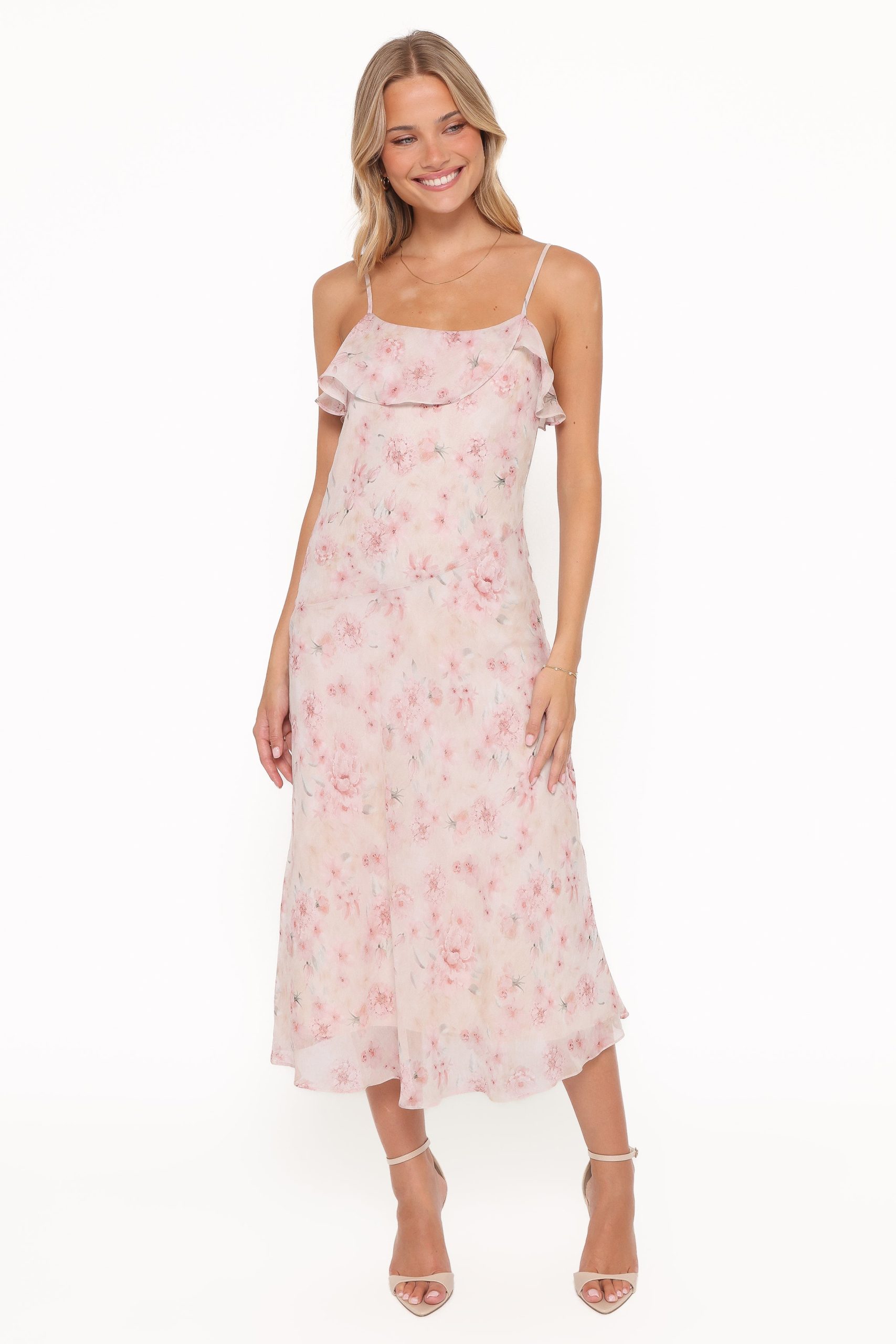 Lizbeth Maxi Dress - Pink Mauve Floral - Image 5