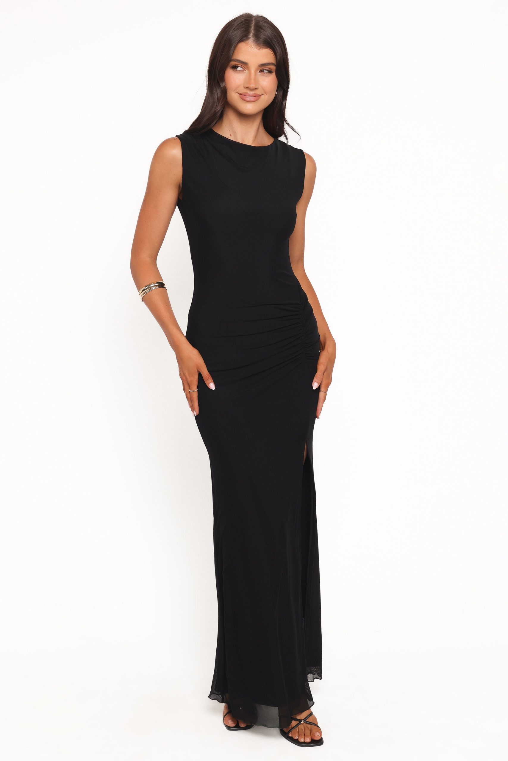 London Maxi Dress - Black - Image 5