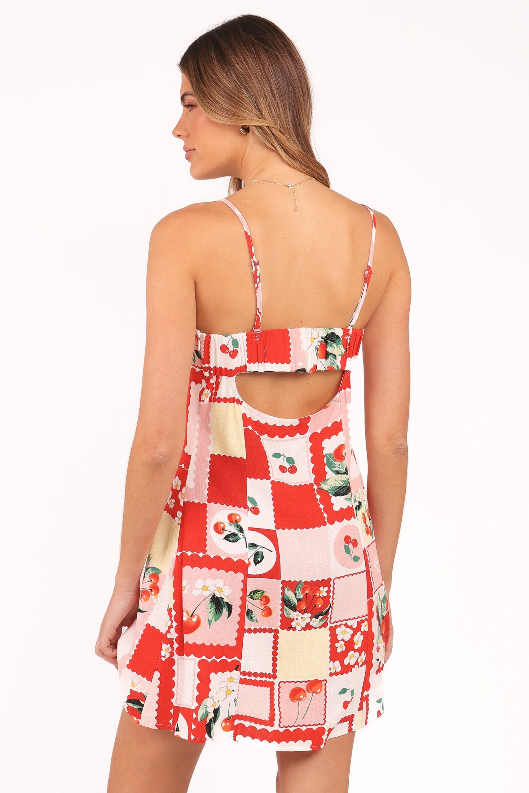 Loredana Mini Dress - Cherry - Image 5