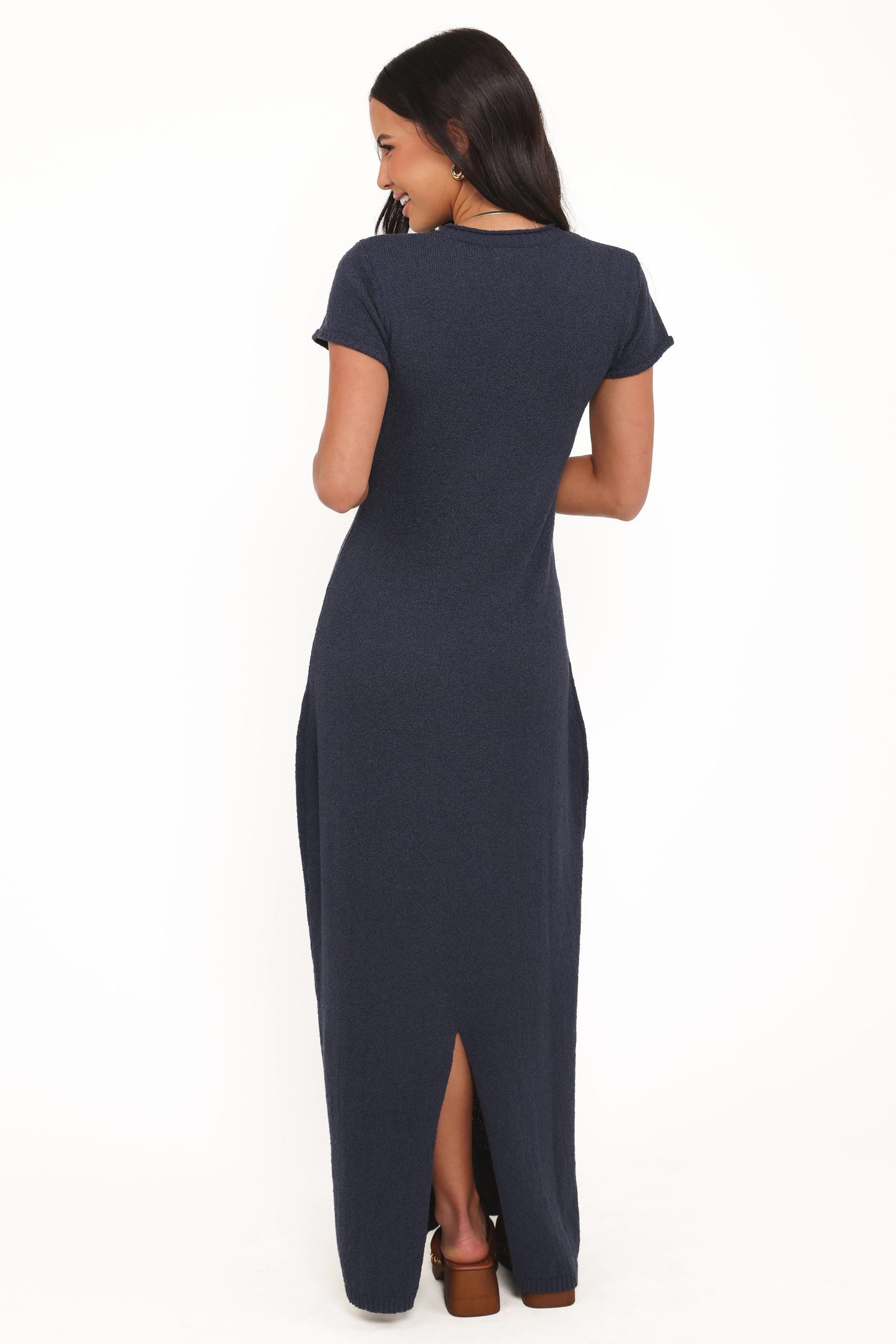 Lowell Knit Maxi Dress - Navy - Image 5