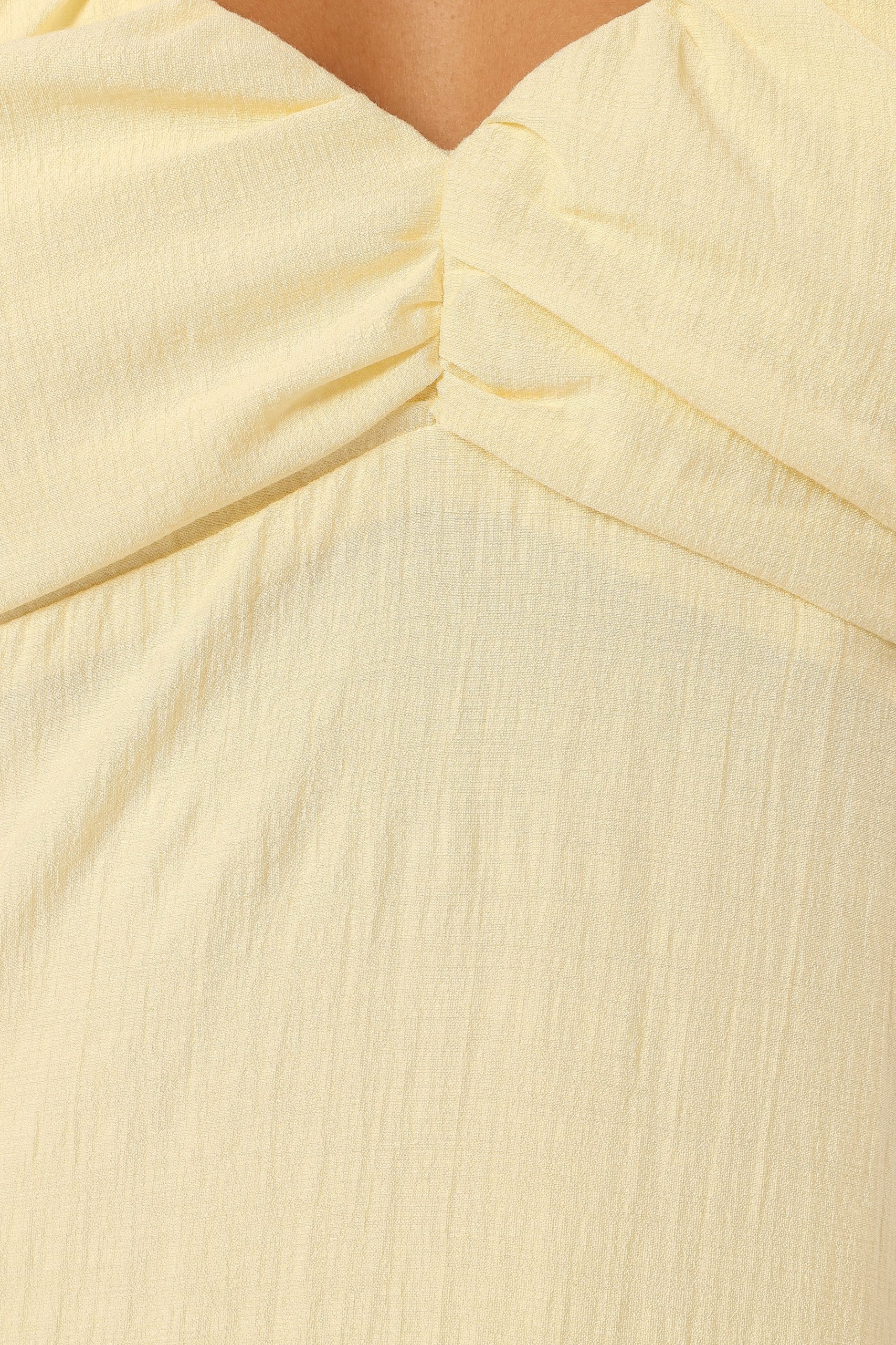 Maddie Maxi Dress - Butter Yellow - Image 9