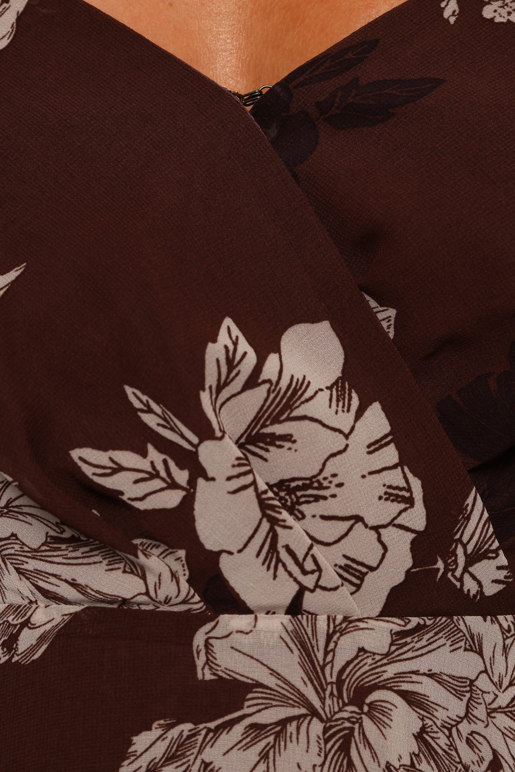 Madilyn Maxi Dress - Brown Floral - Image 7