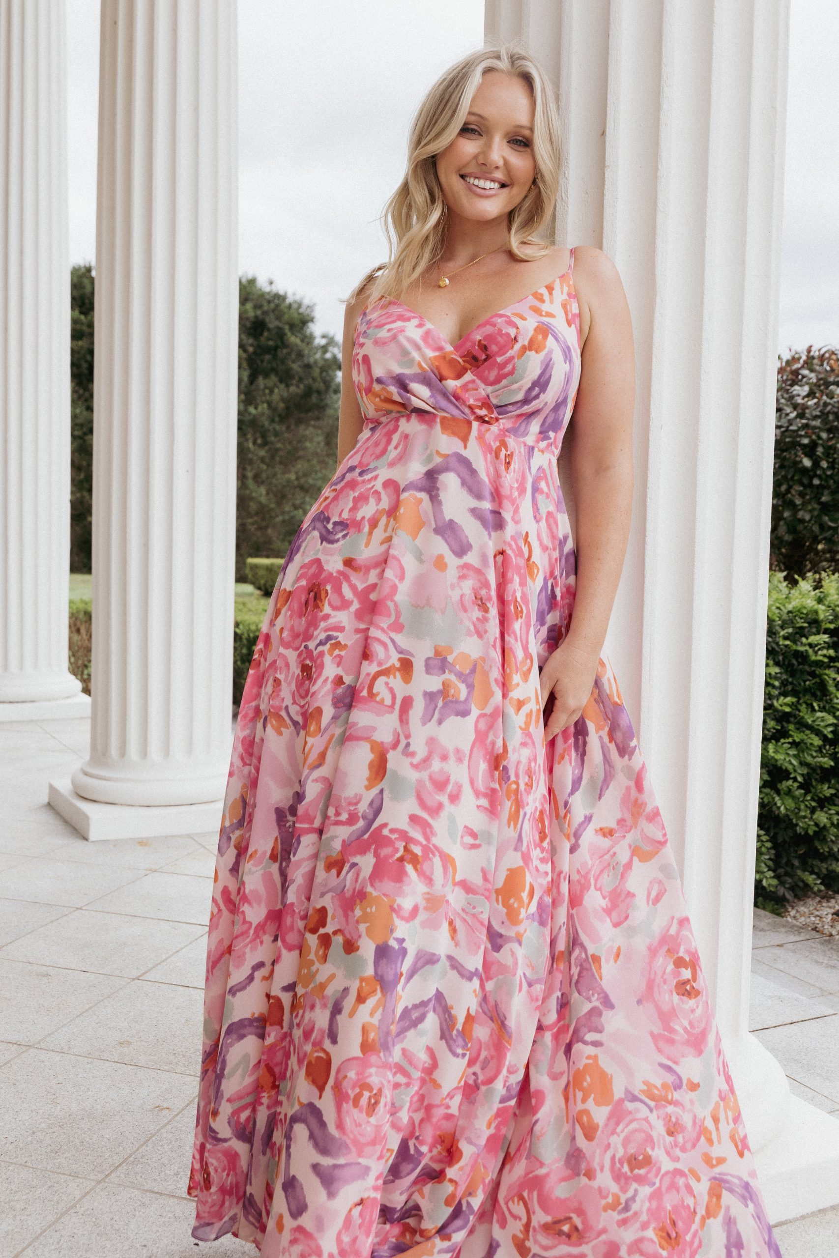 Madilyn Maxi Dress - Multi Floral - Image 8