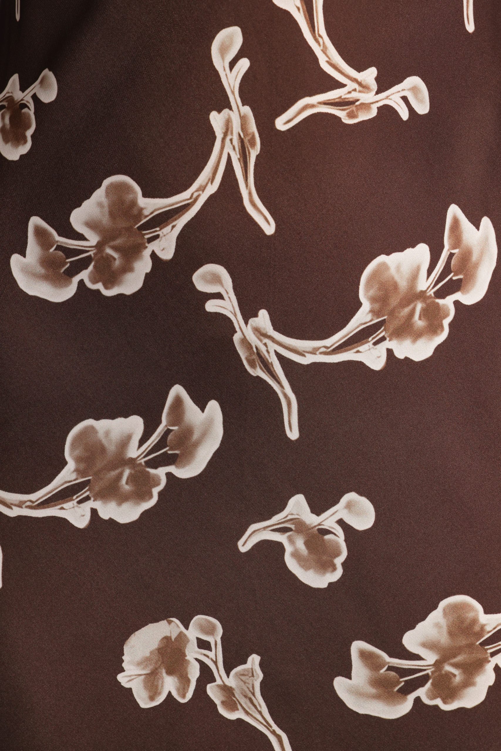 Maia Long Sleeve Maxi Dress - Chocolate Orchid - Image 8
