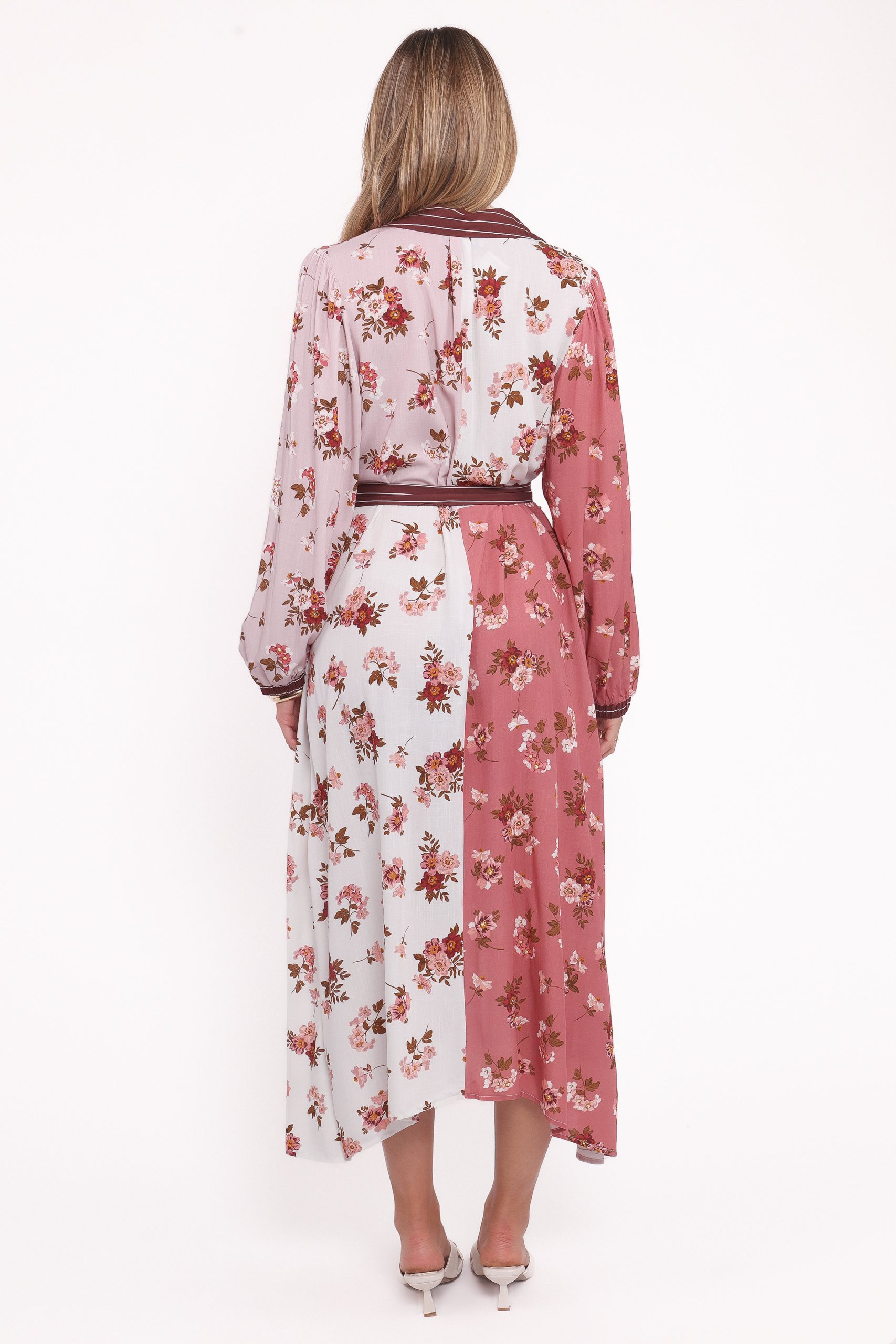 Maiden Long Sleeve Midi Dress - First Blush - Image 4