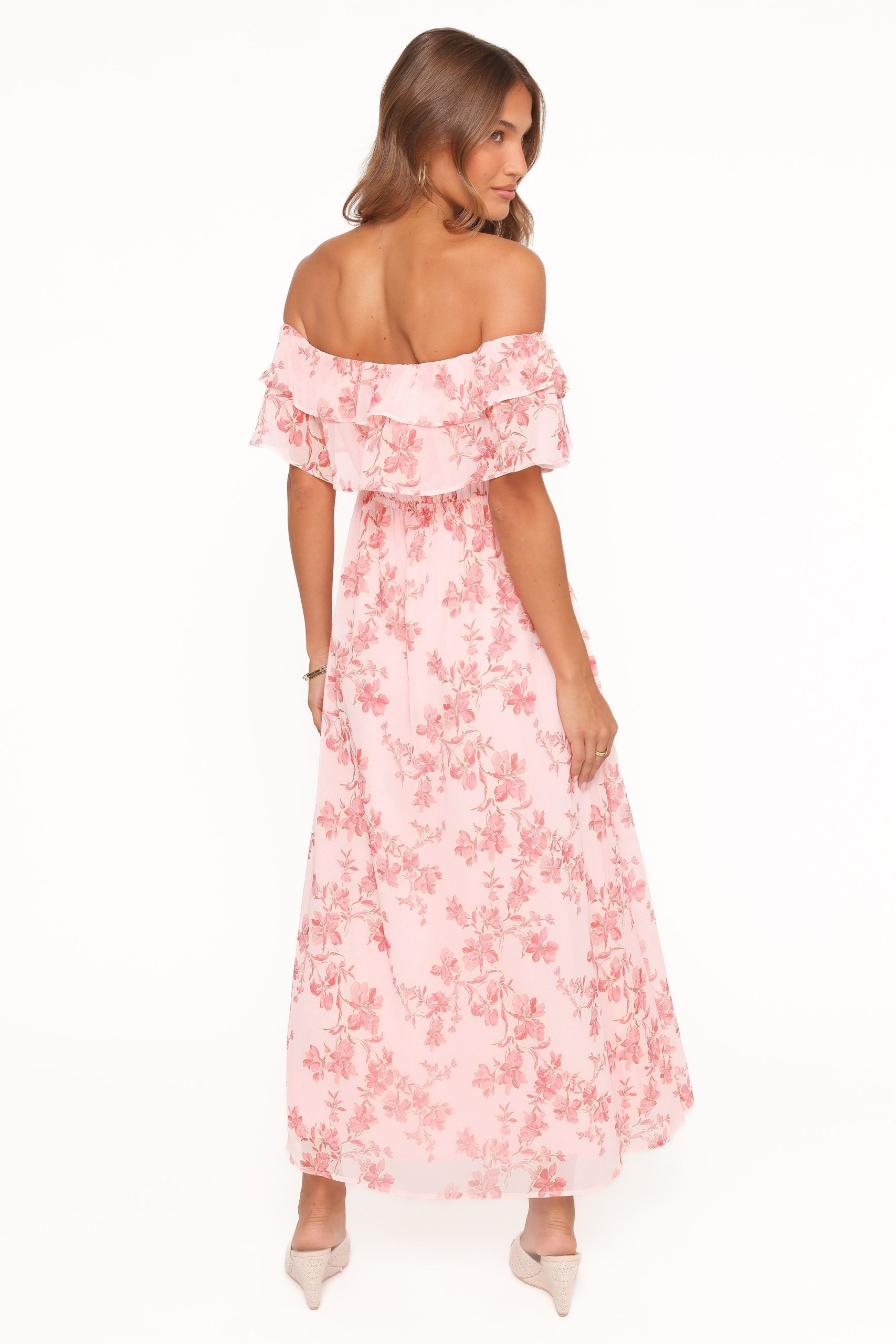 Majesty Maxi Dress - Rose Pink Floral - Image 5