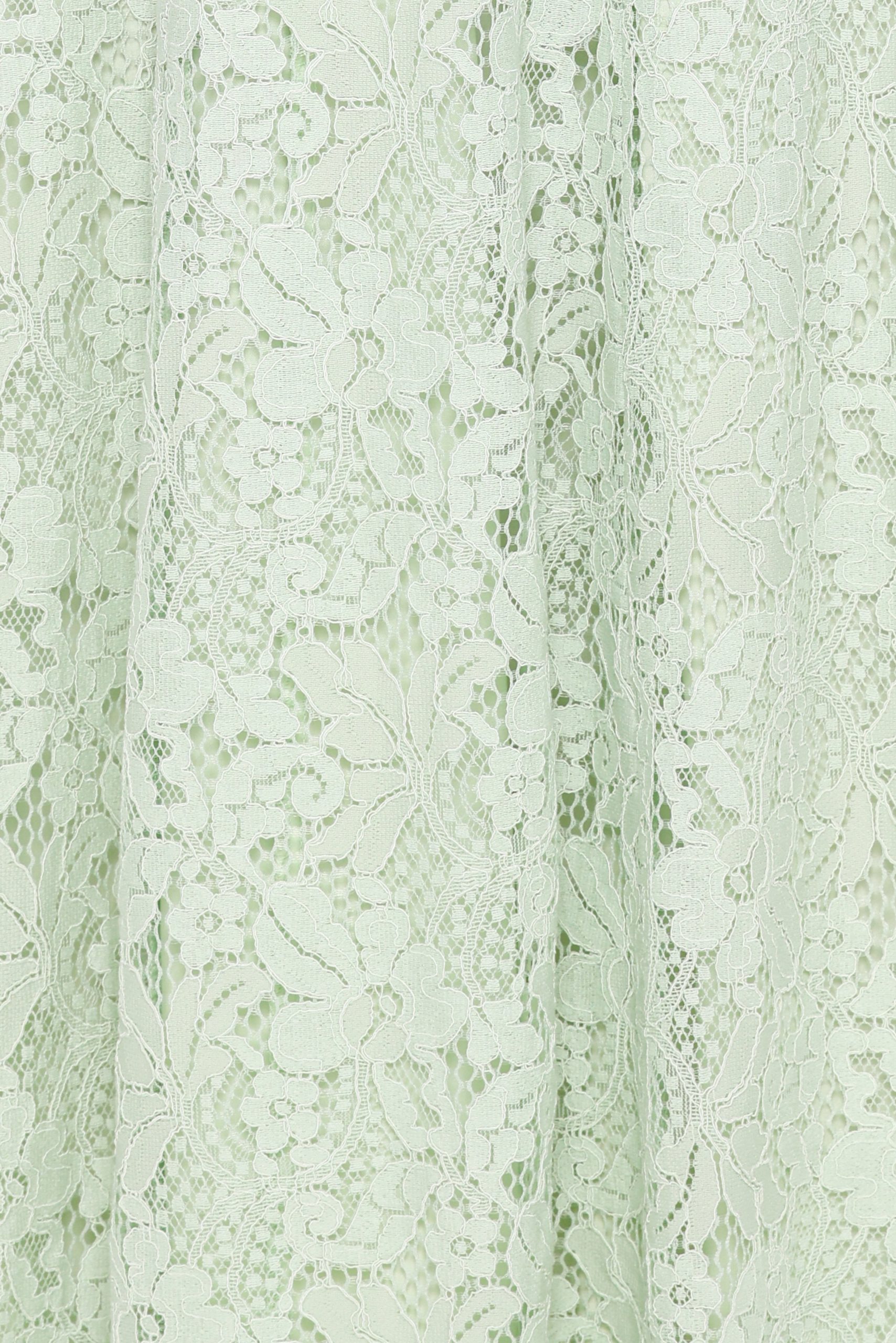 Mapleton Maxi Dress - Sage Green Lace - Image 7