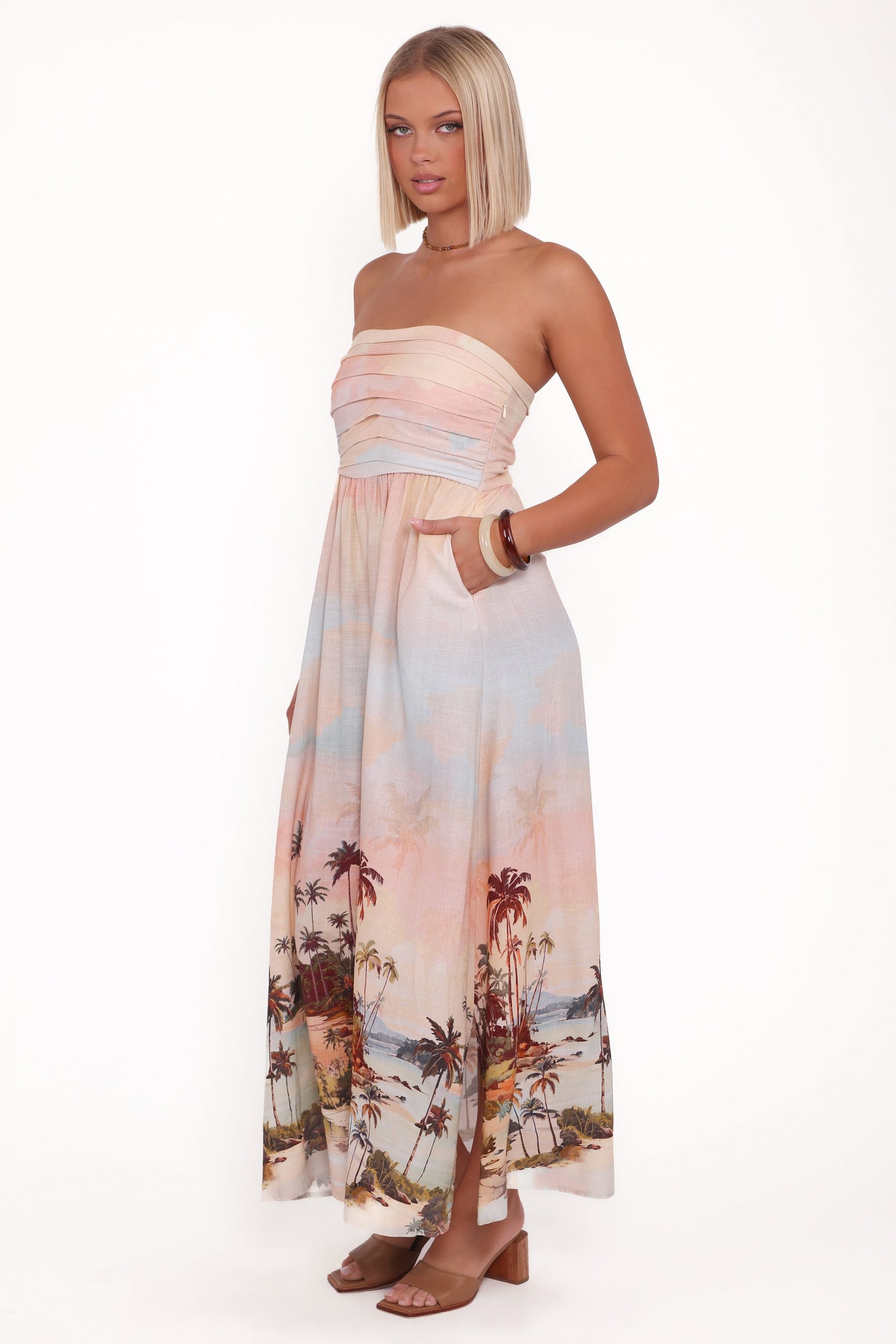 Marcia Midi Dress - Sunset Print - Image 3