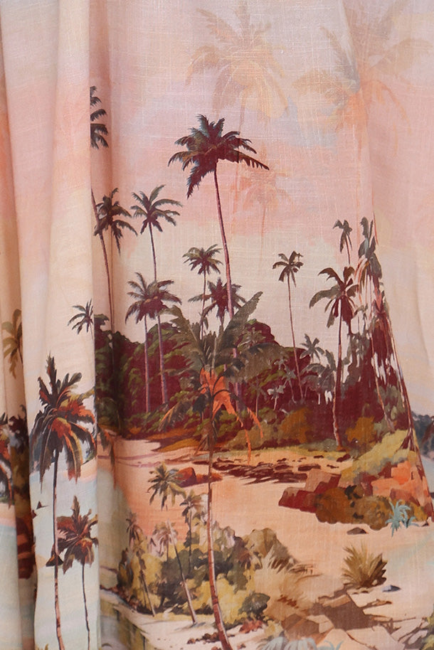 Marcia Midi Dress - Sunset Print - Image 5