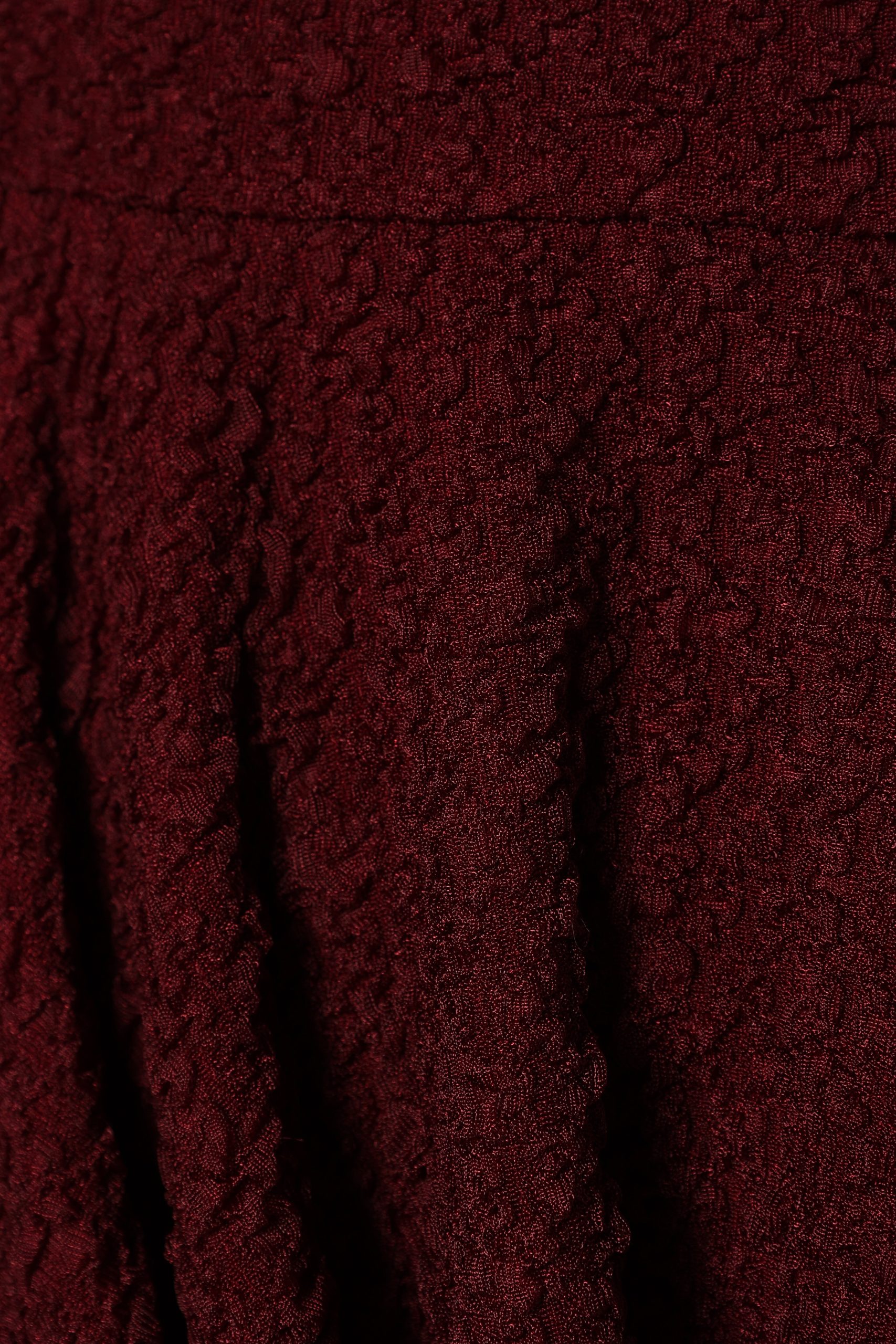 Margaret Mini Dress - Burgundy - Image 8