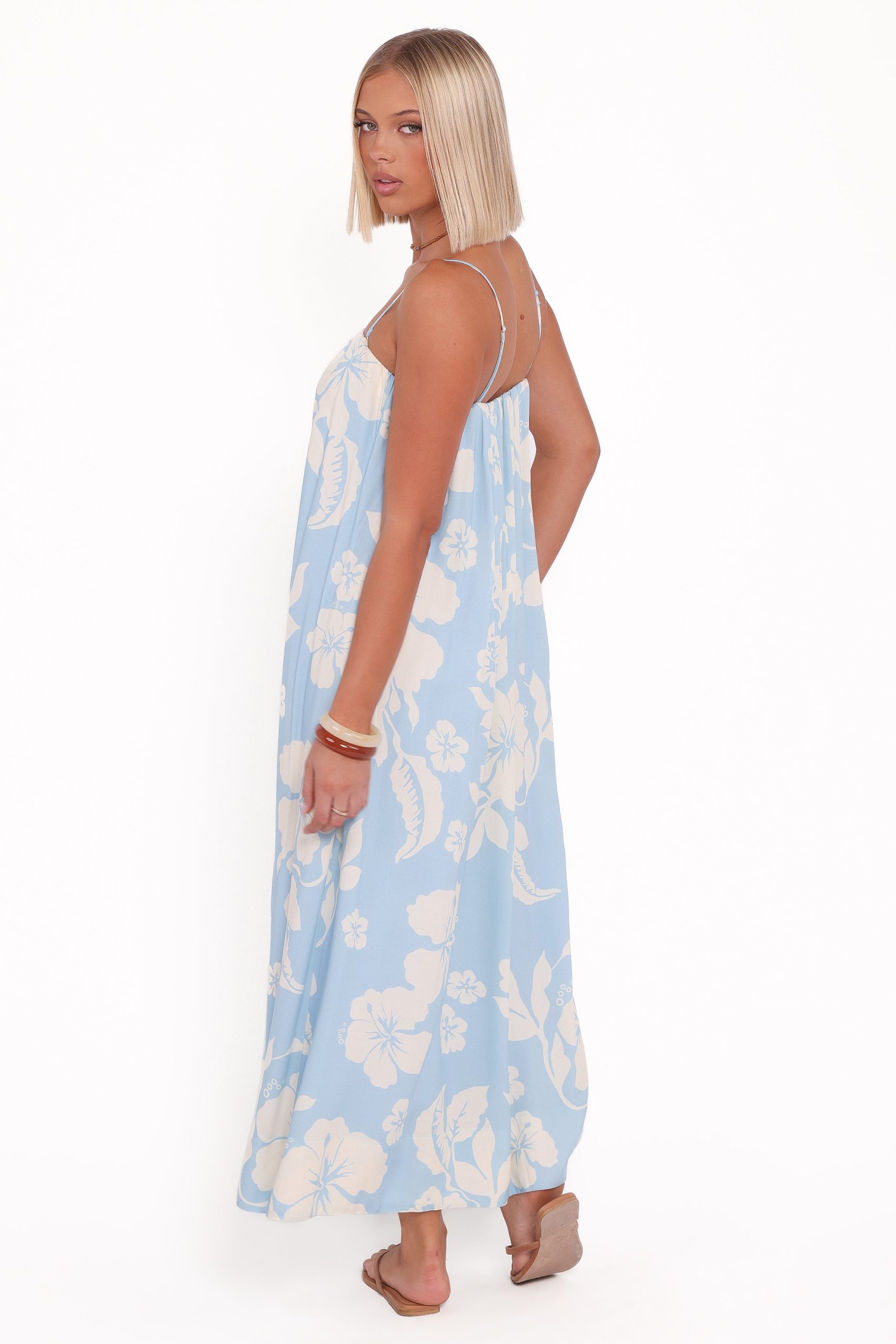 Margherita Maxi Dress - Blue Hibiscus - Image 3