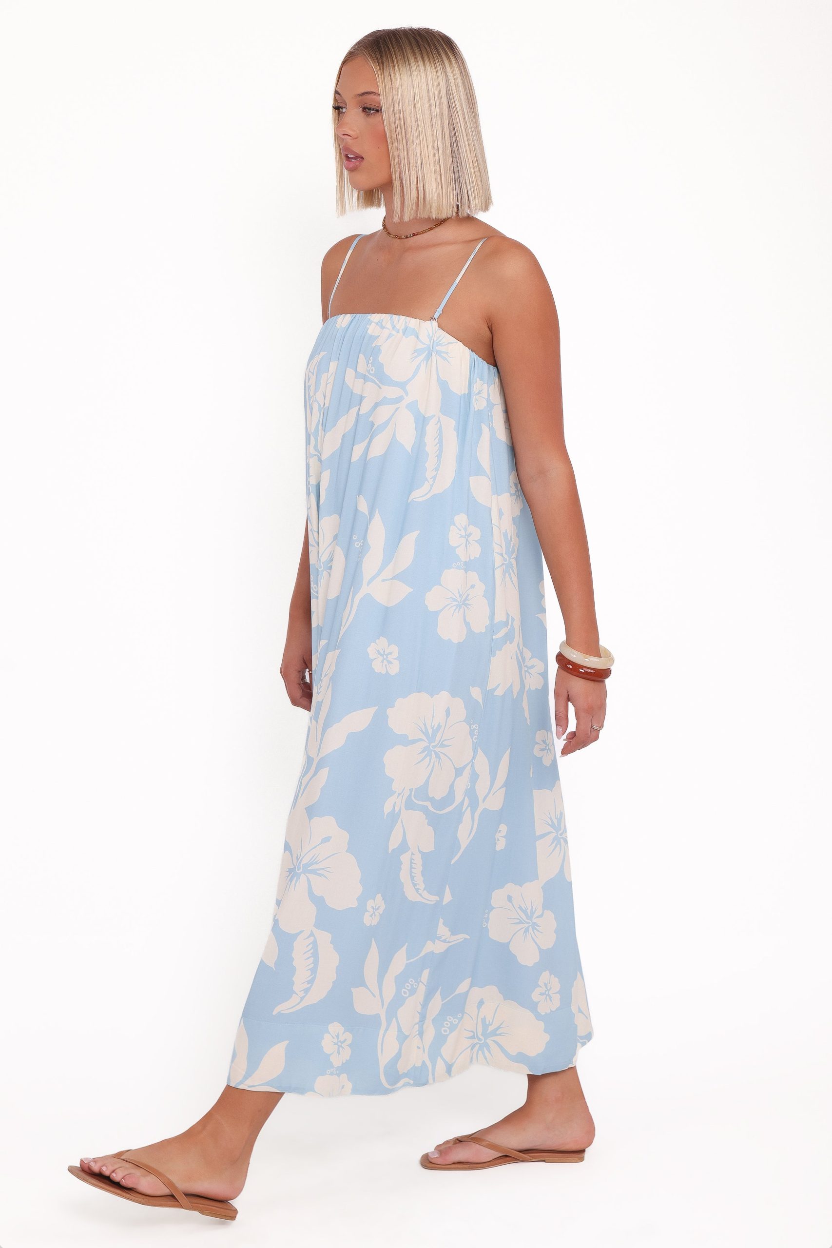 Margherita Maxi Dress - Blue Hibiscus - Image 2