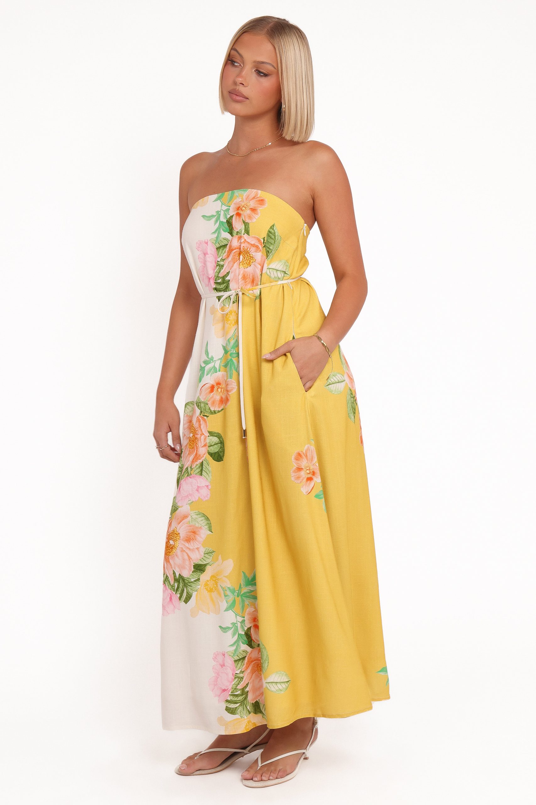 Marlia Maxi Dress - Yellow Poppy - Image 5