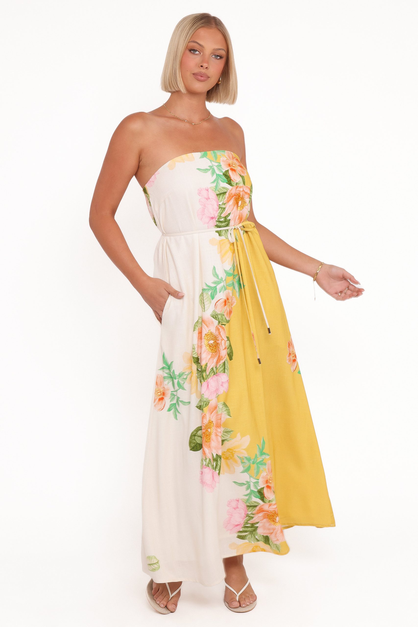 Marlia Maxi Dress - Yellow Poppy - Image 2