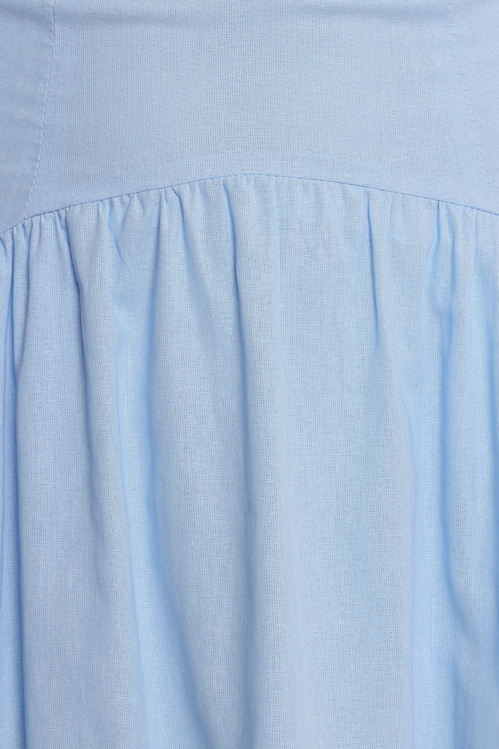 Maude Maxi Dress - Blue - Image 6