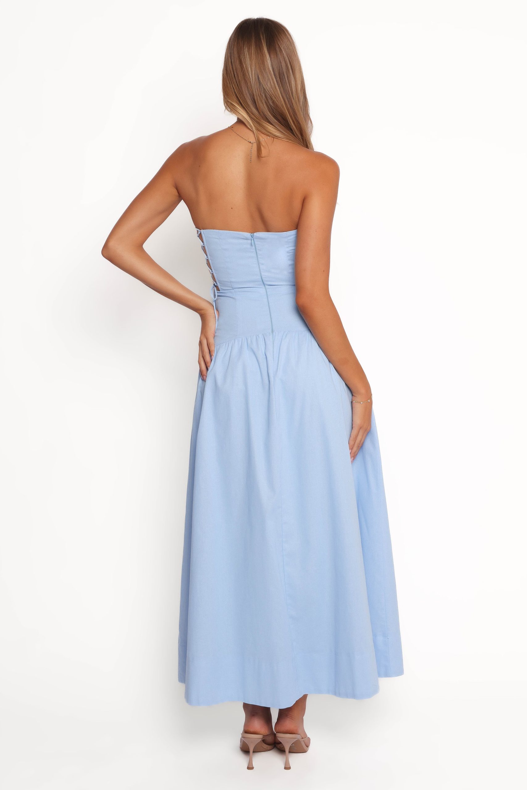 Maude Maxi Dress - Blue - Image 5