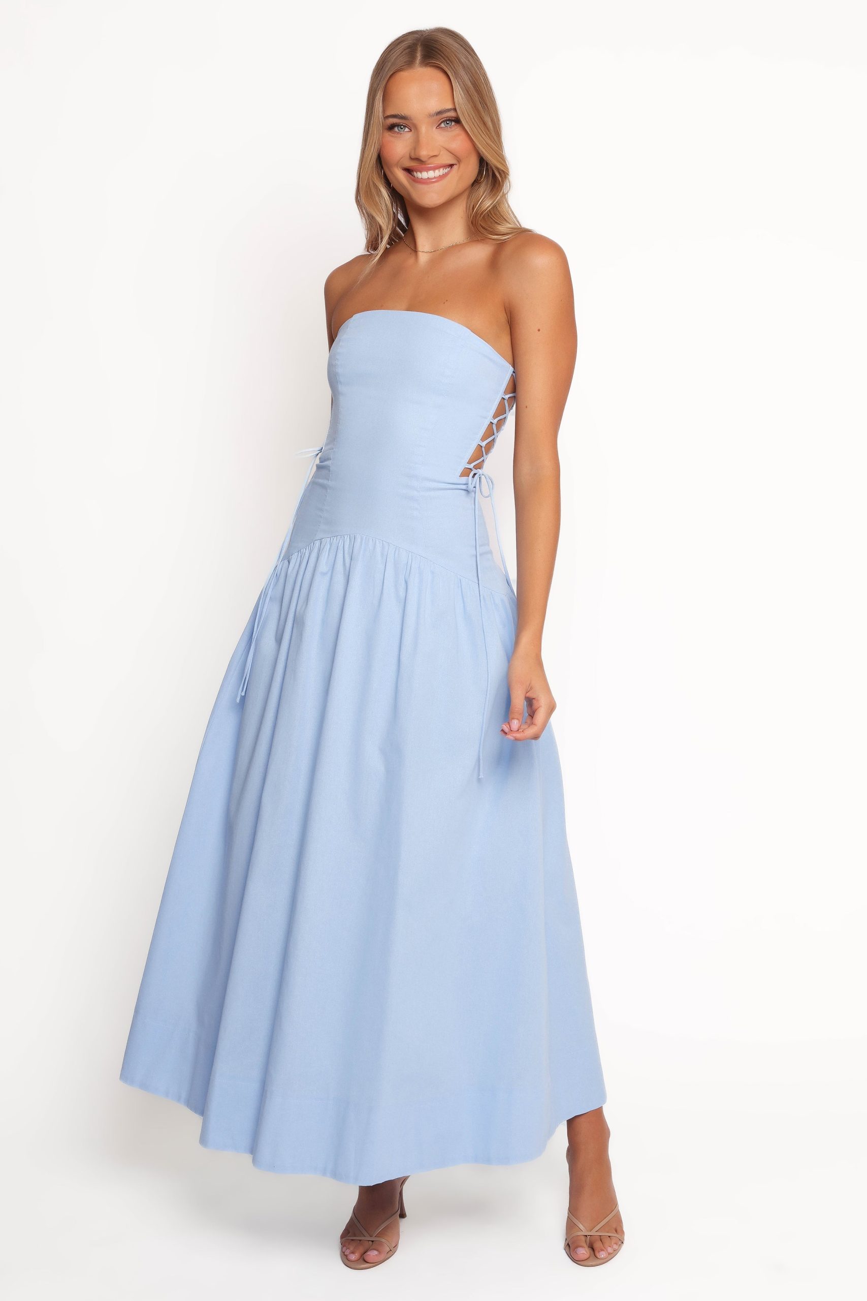 Maude Maxi Dress - Blue - Image 2