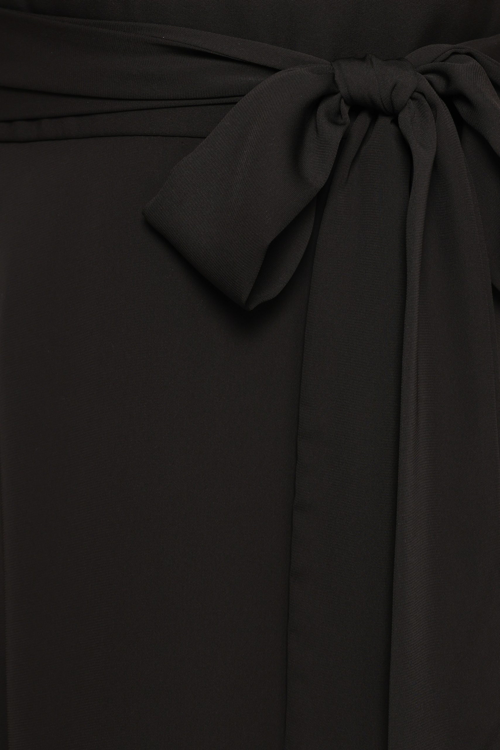 Maverick Wrap Maxi Dress - Black - Image 6