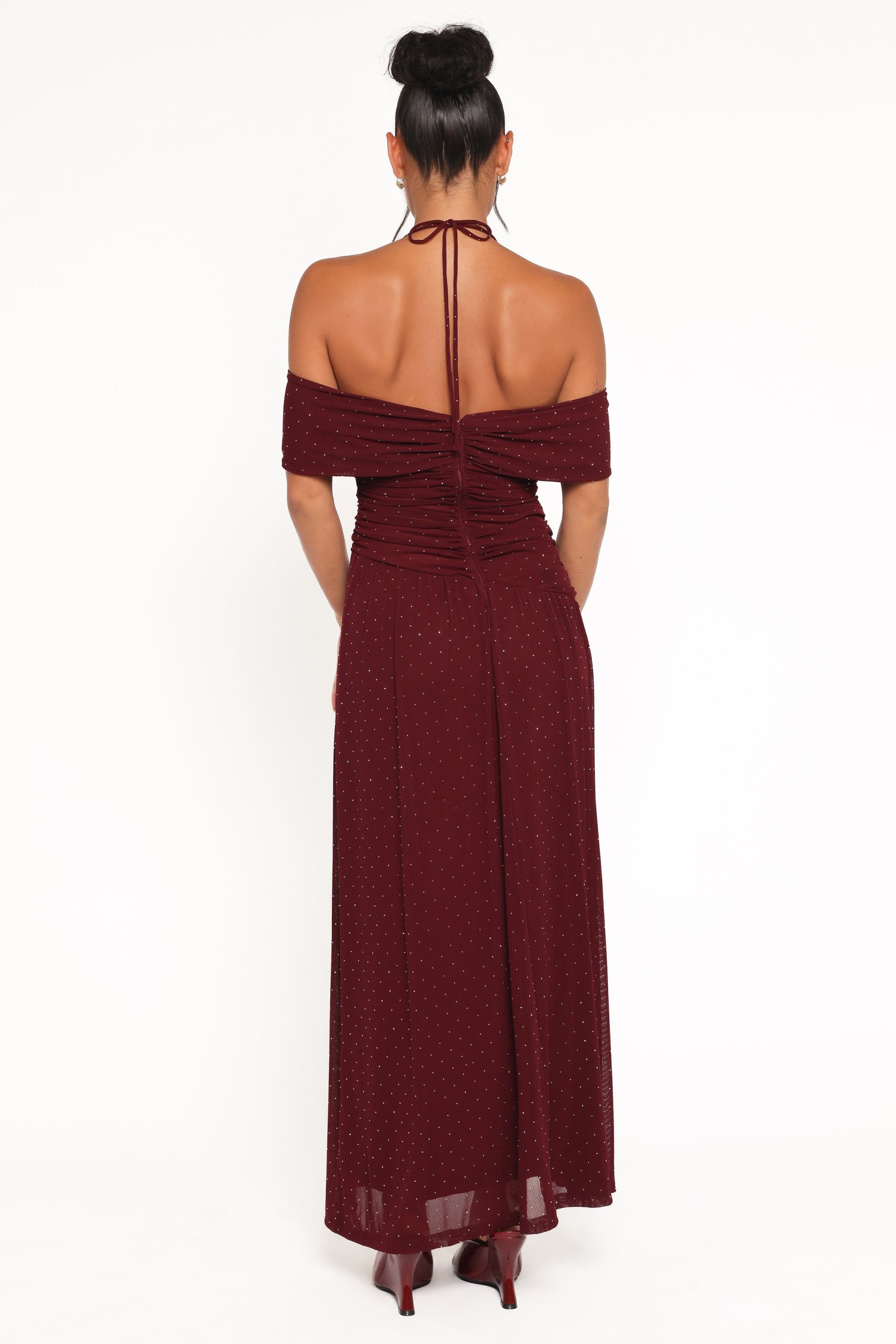 Mayven Maxi Dress - Burgundy - Image 5