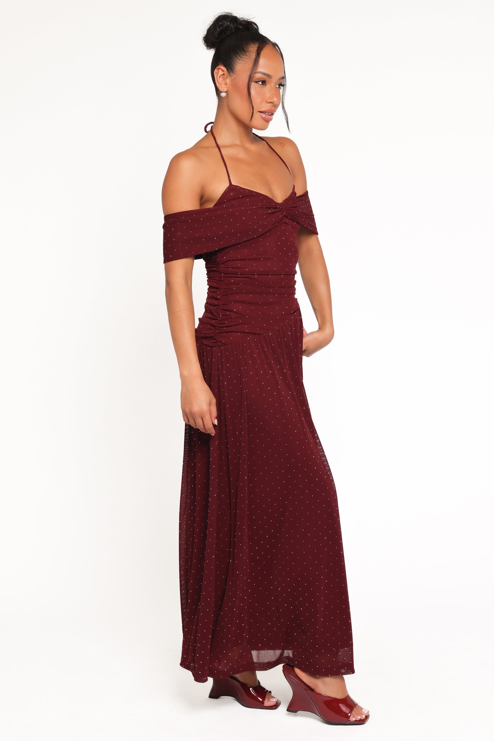 Mayven Maxi Dress - Burgundy - Image 4