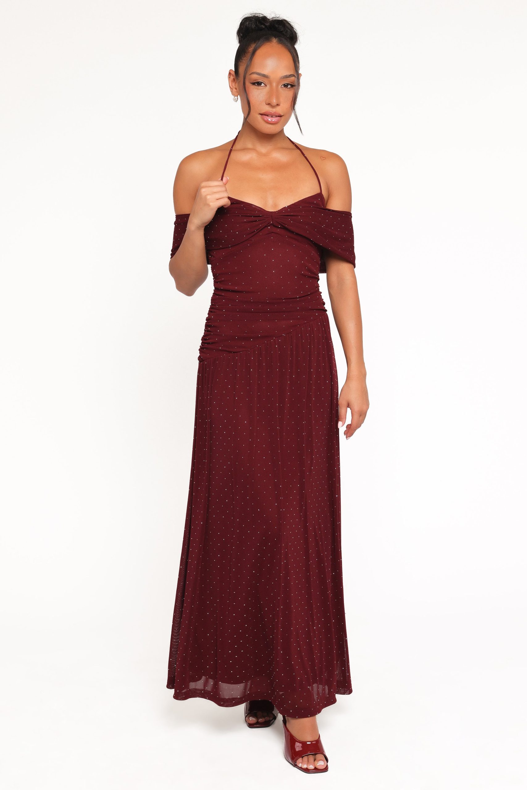 Mayven Maxi Dress - Burgundy - Image 2