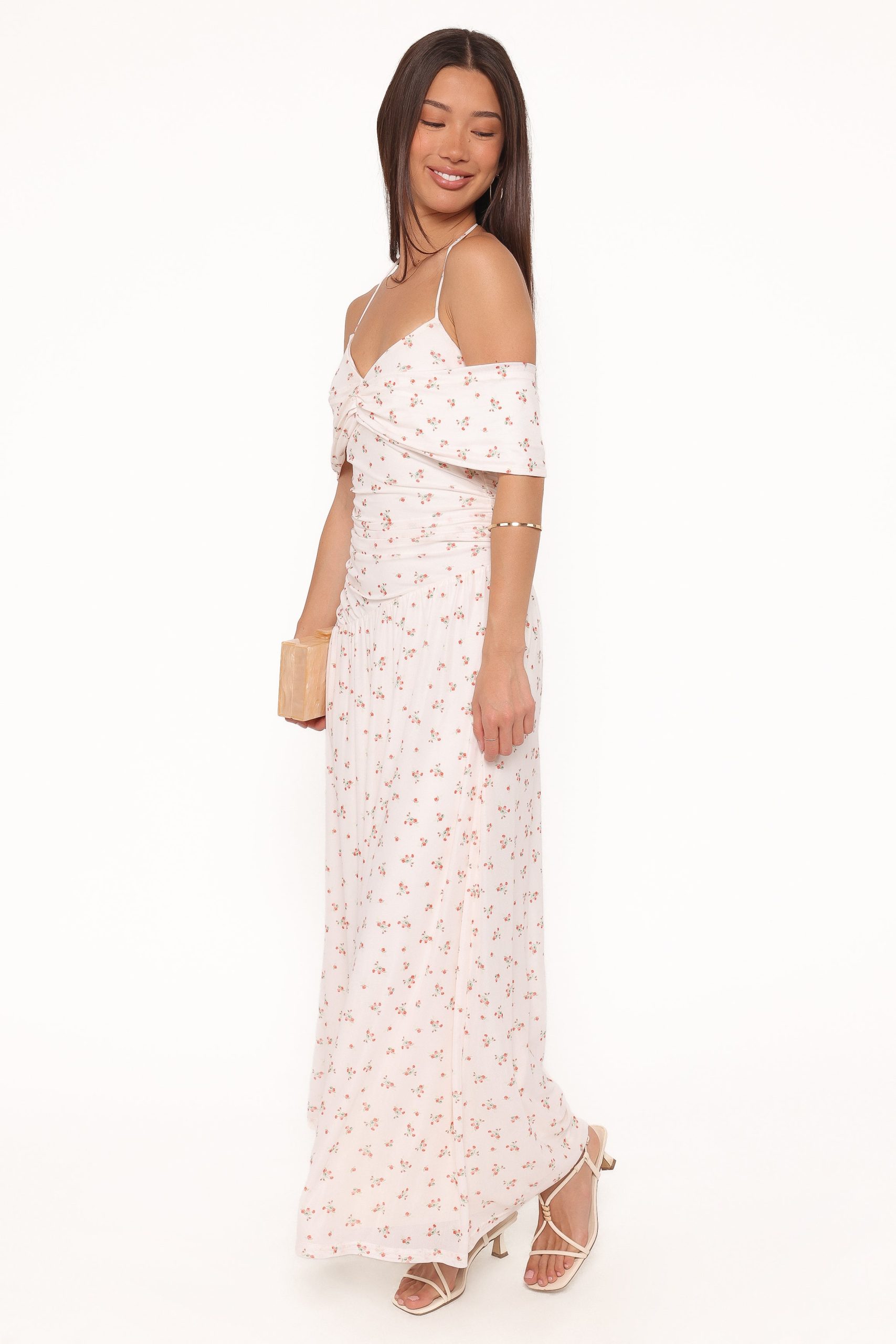 Mayven Maxi Dress - White Ditsy - Image 6
