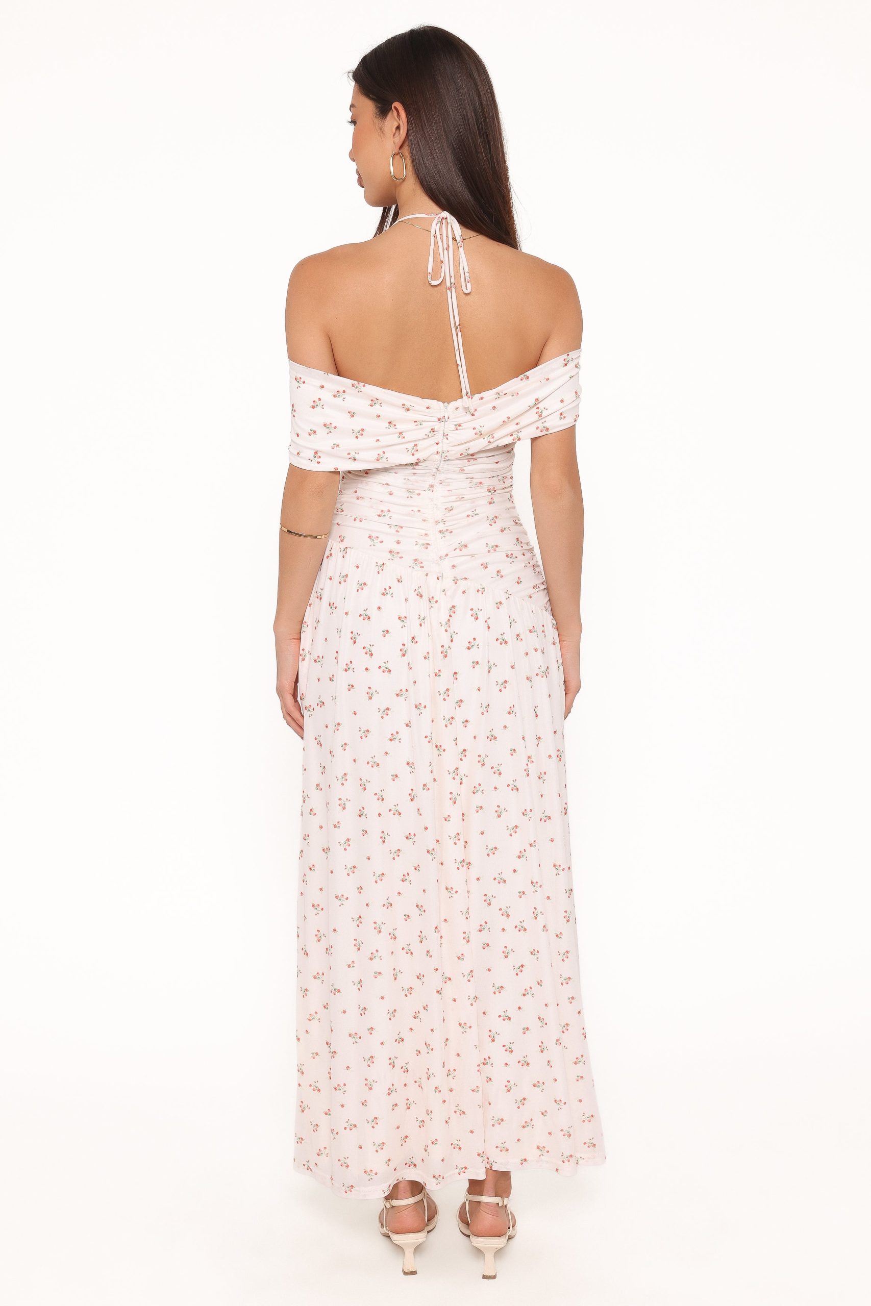 Mayven Maxi Dress - White Ditsy - Image 4