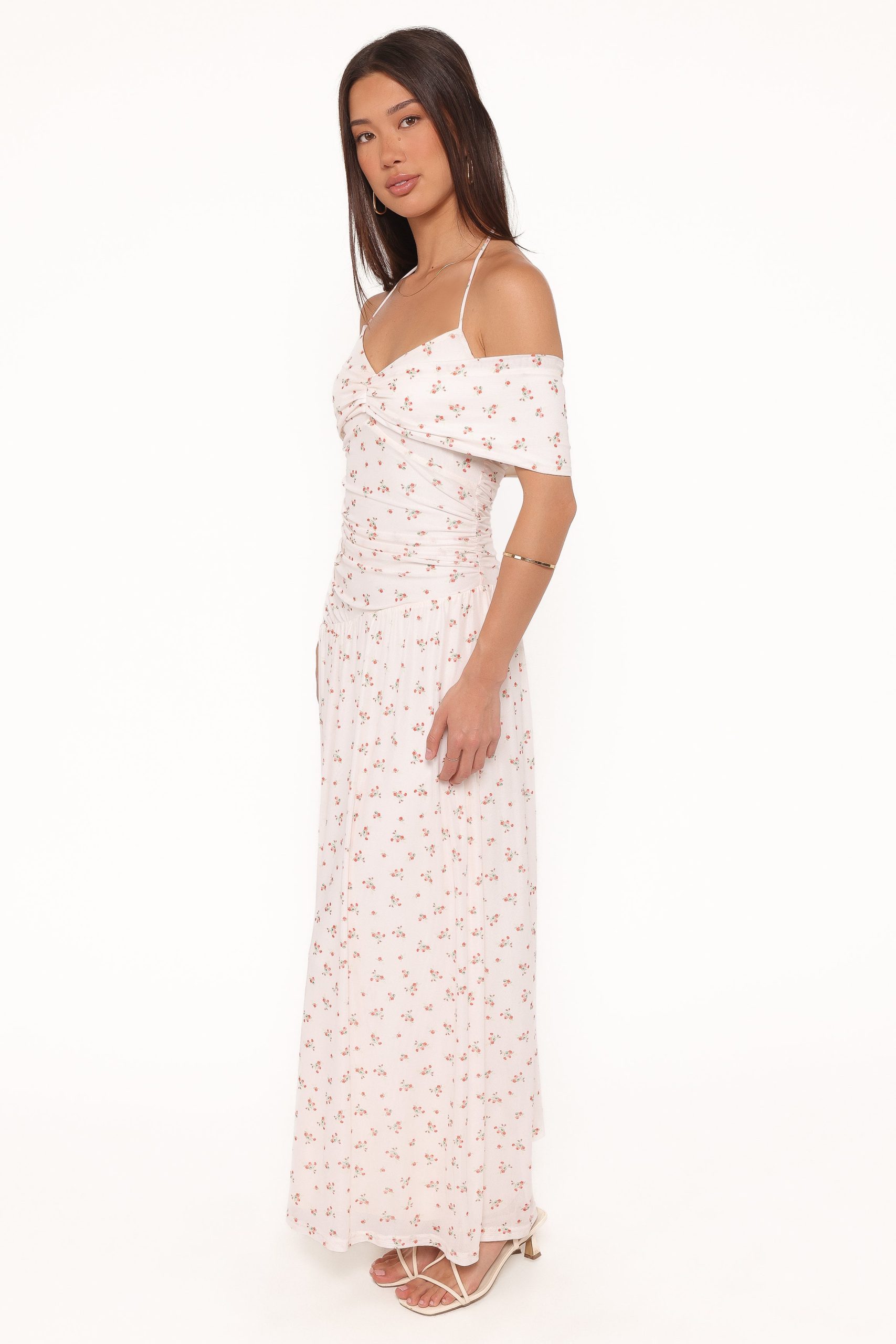 Mayven Maxi Dress - White Ditsy - Image 3