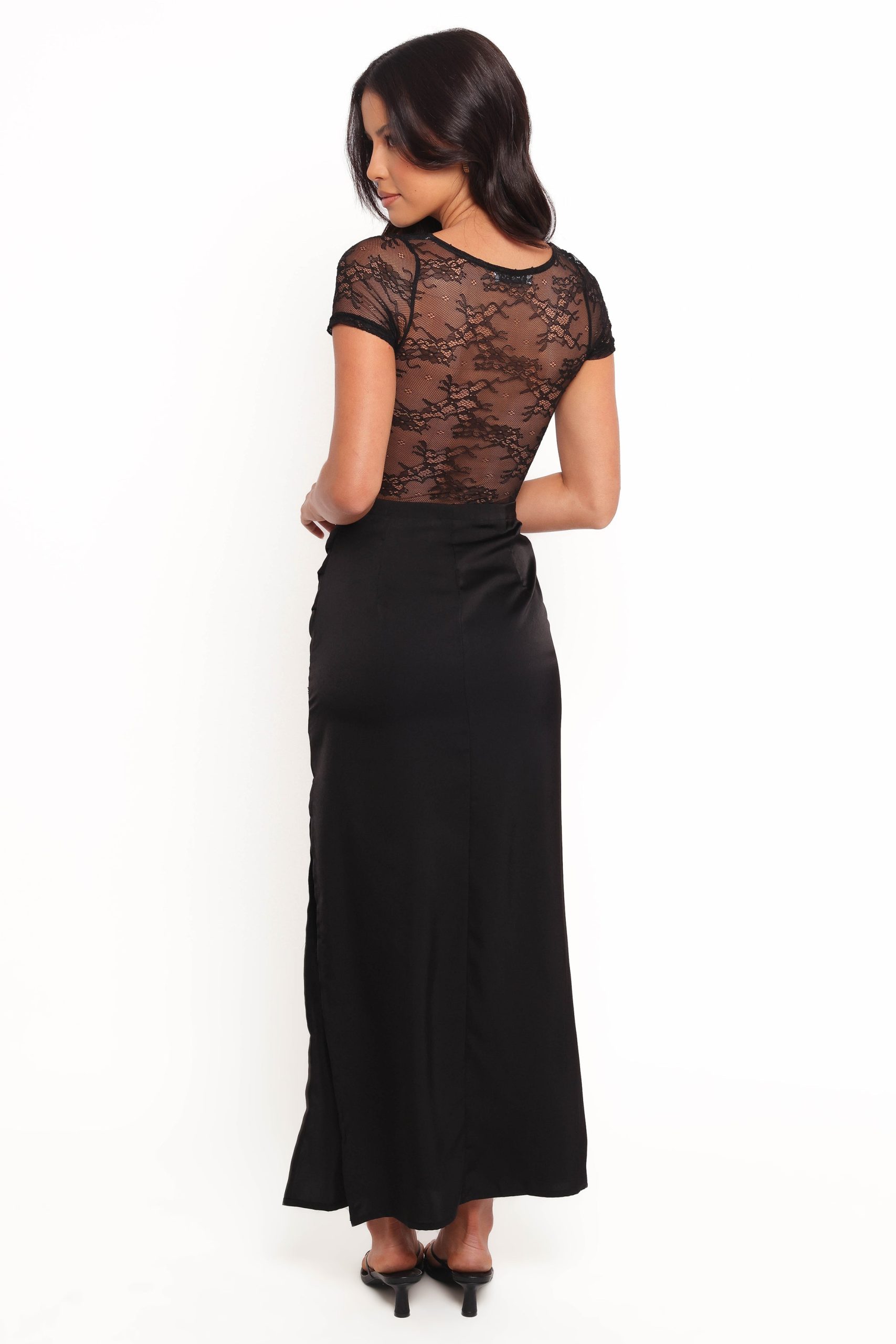 McKayla Midi Dress - Black - Image 4