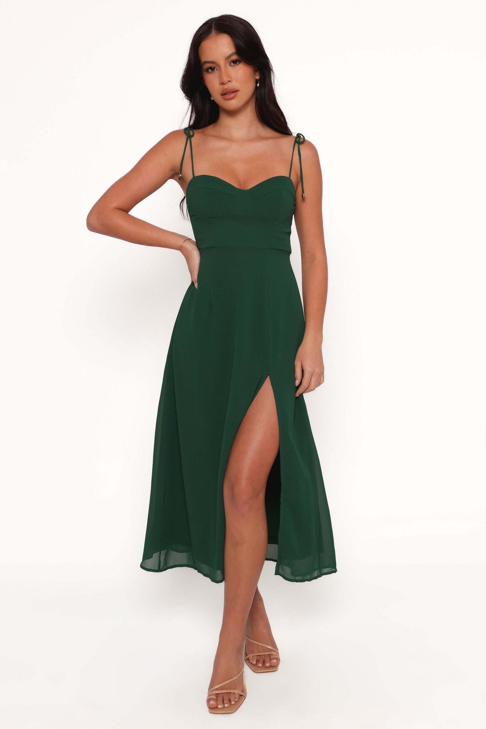 Meg Dress - Emerald - Image 2