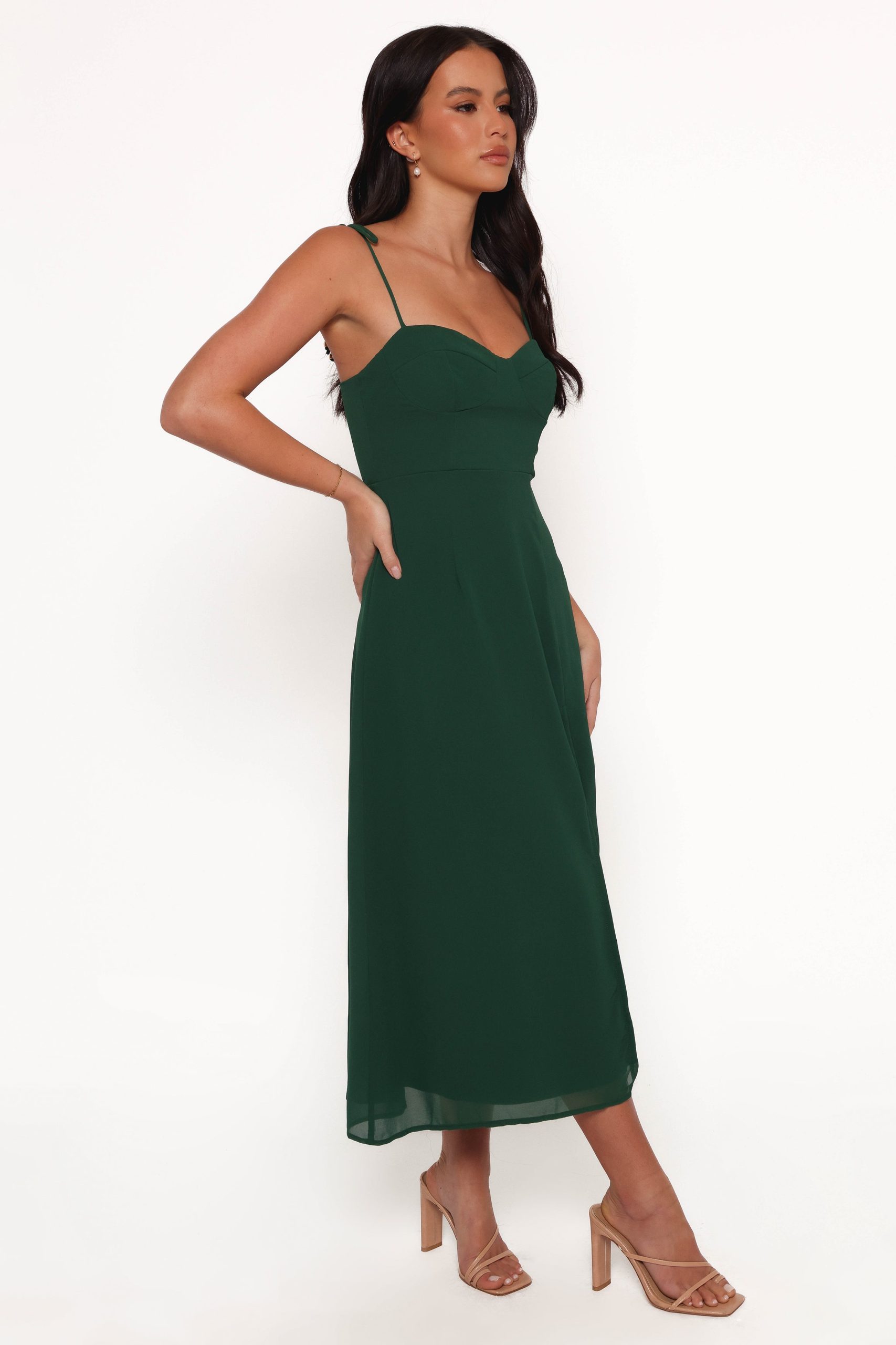 Meg Dress - Emerald - Image 7