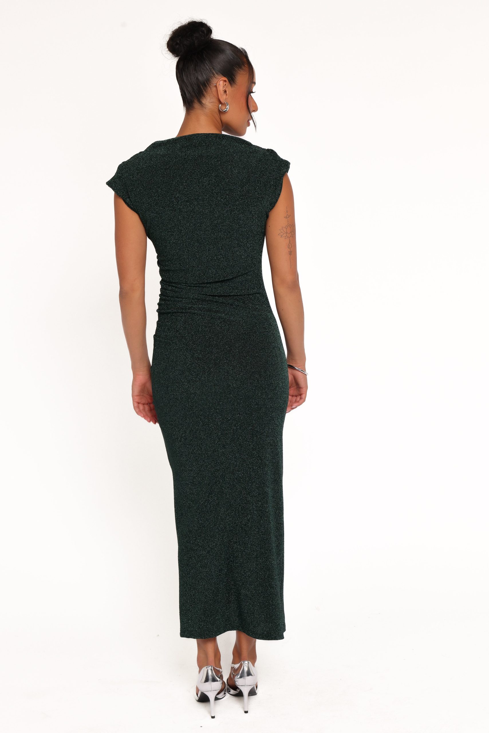 Mel Midi Dress - Emerald - Image 5