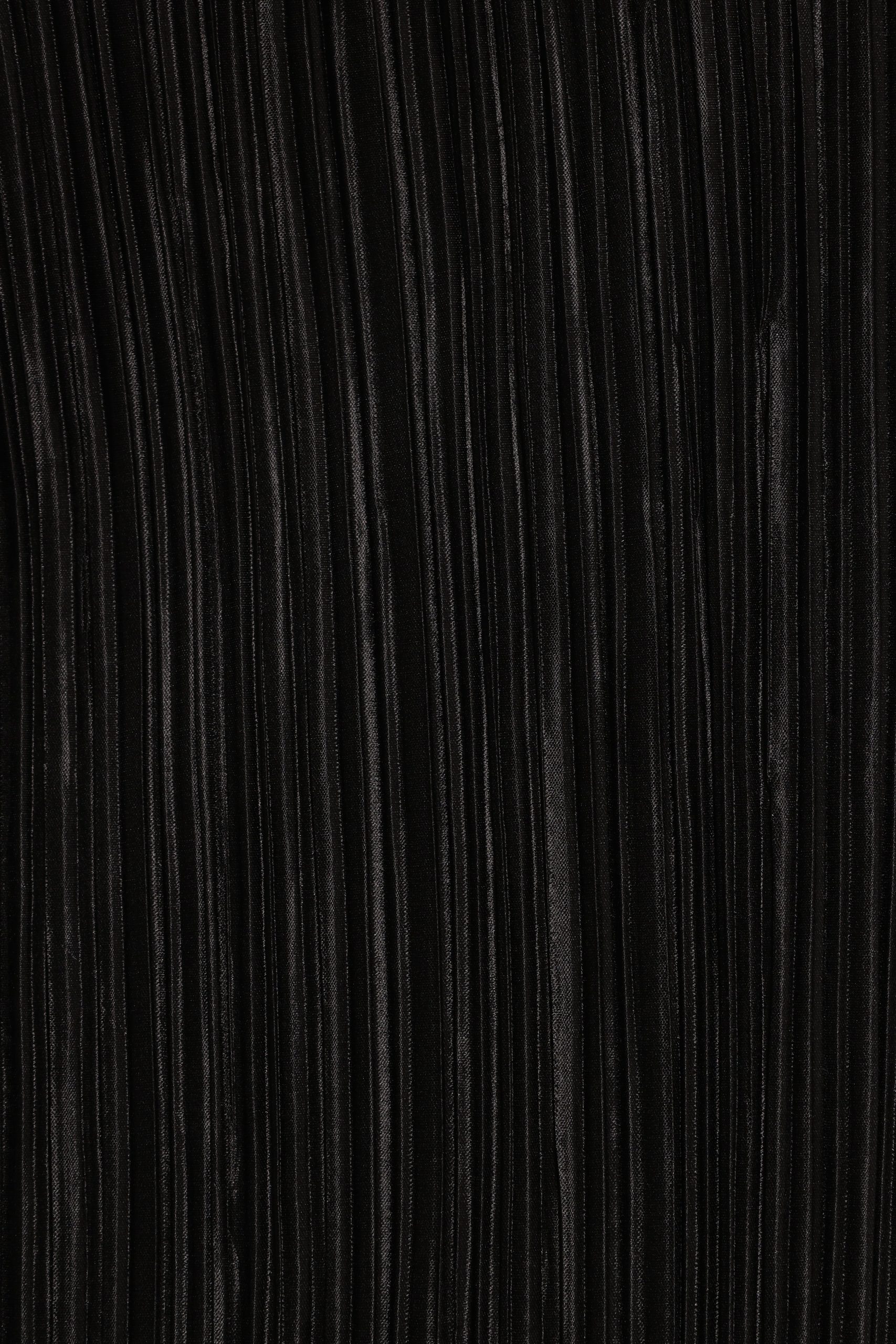 Melody Plisse Halter Maxi Dress - Black - Image 7