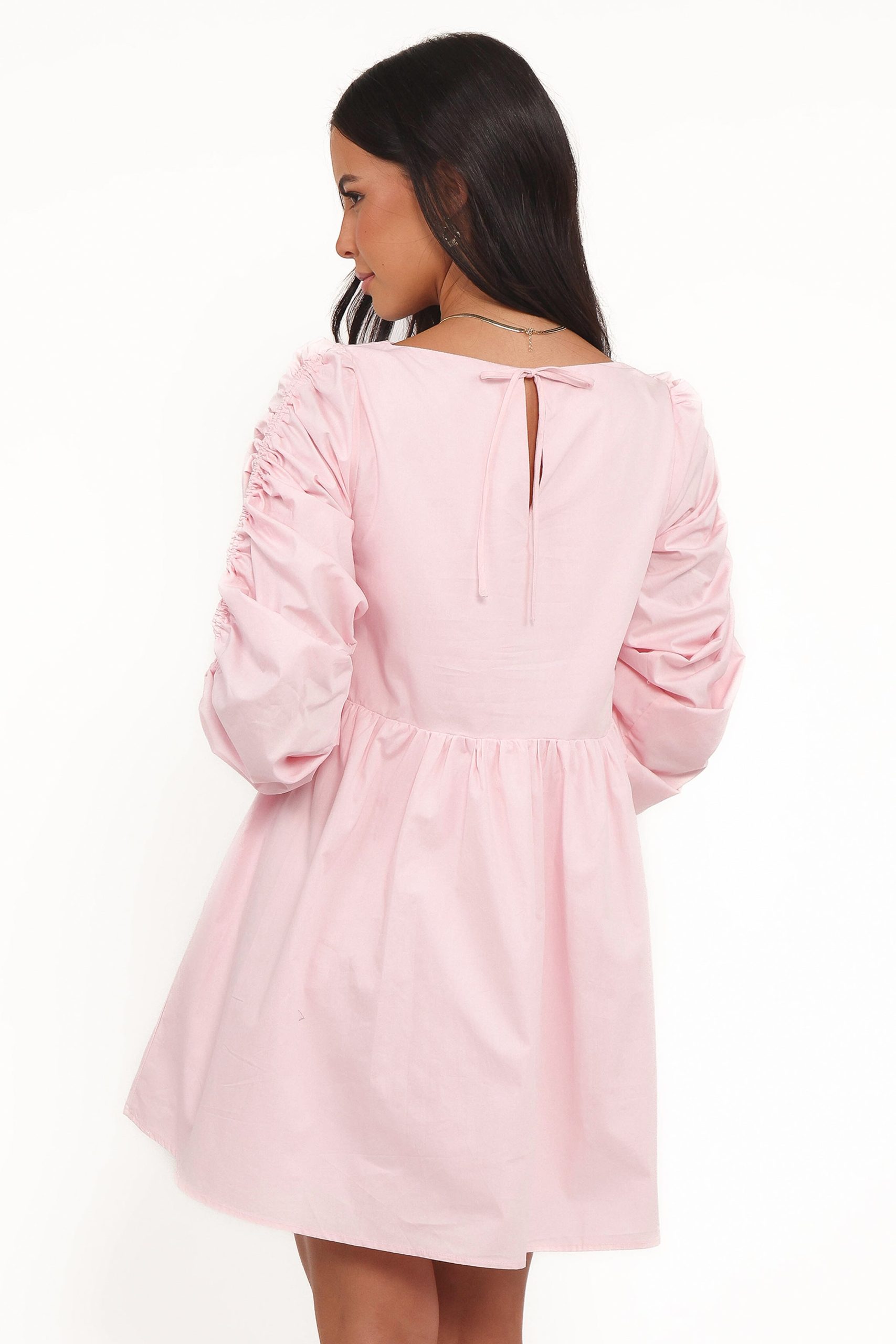 Micaela Long Sleeve Mini Dress - Pink - Image 5