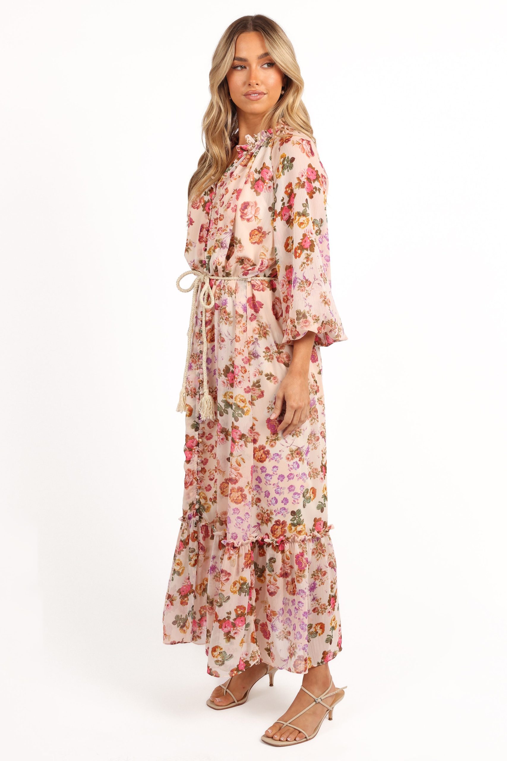 Micah Long Sleeve Midi Dress - Blush - Image 2