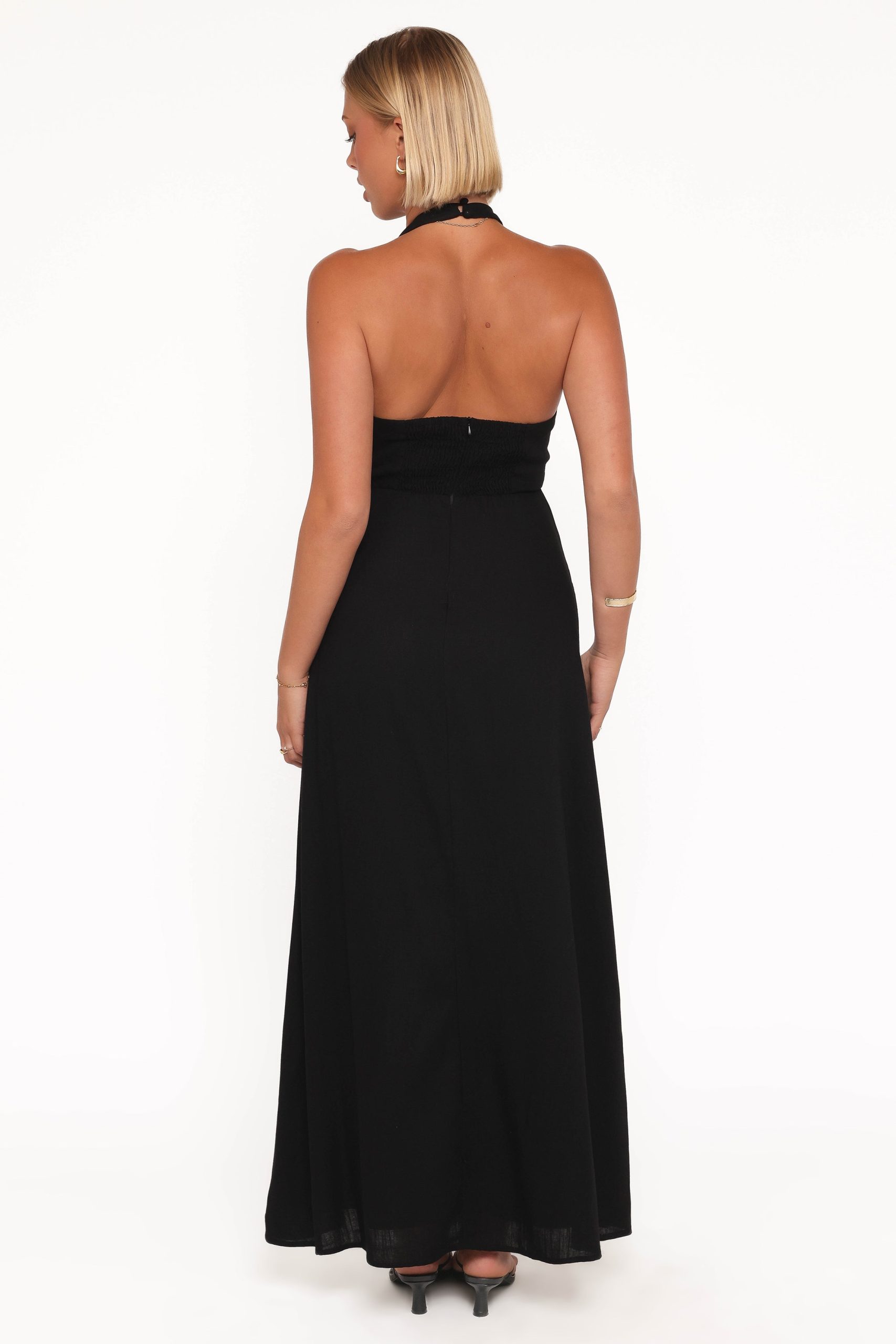 Michelle Halterneck Dress - Black - Image 4