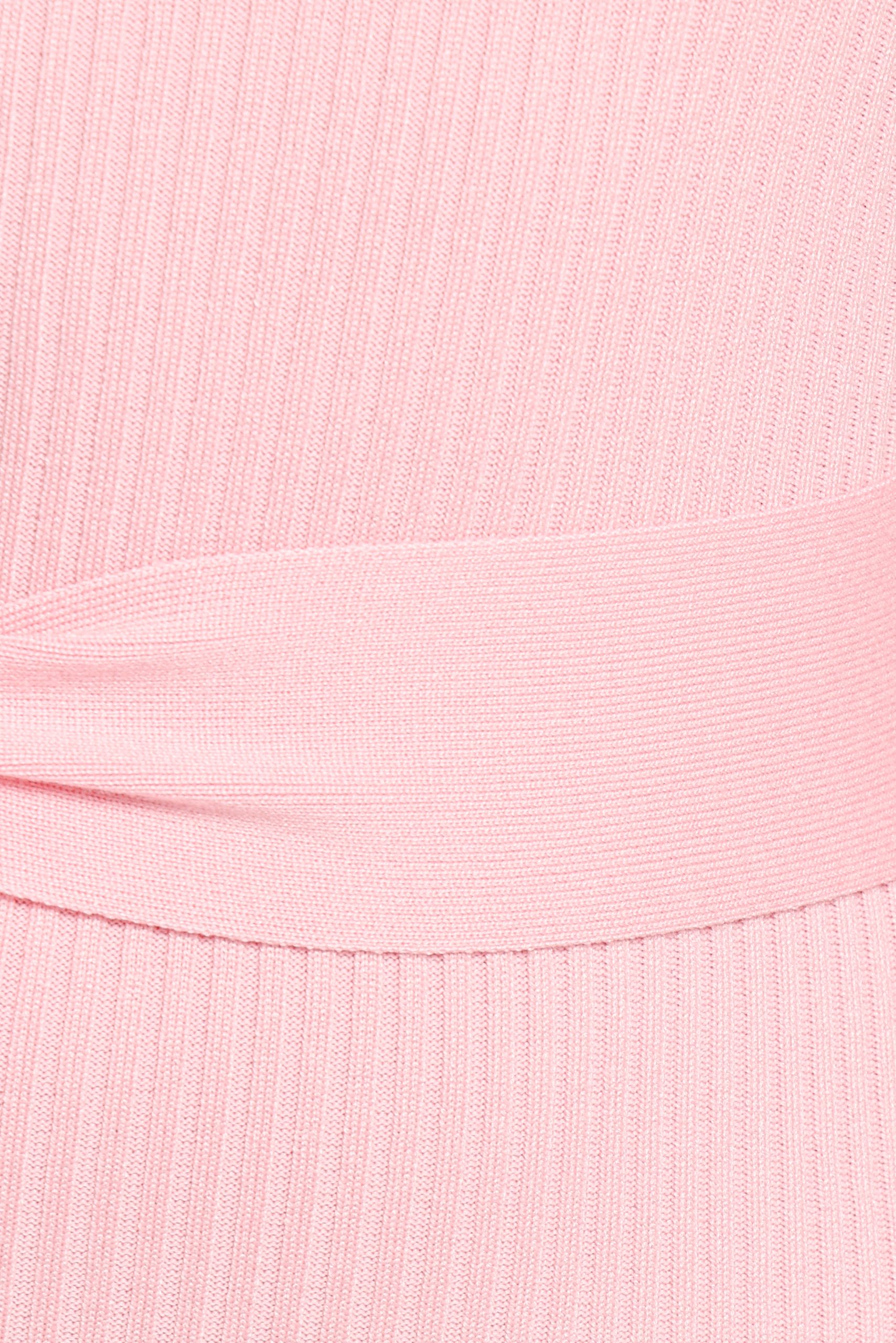 Milan Off Shoulder Midi Dress - Pink - Image 6