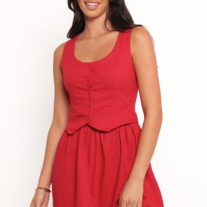 Milani Mini Dress - Red