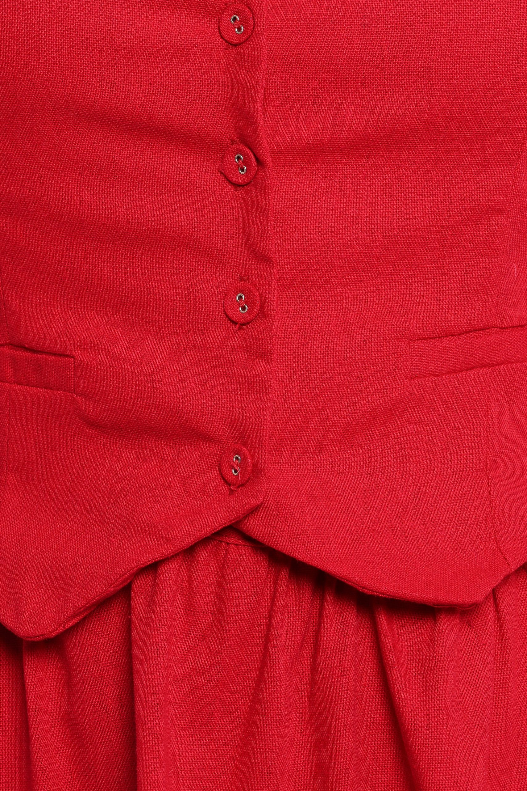 Milani Mini Dress - Red - Image 7