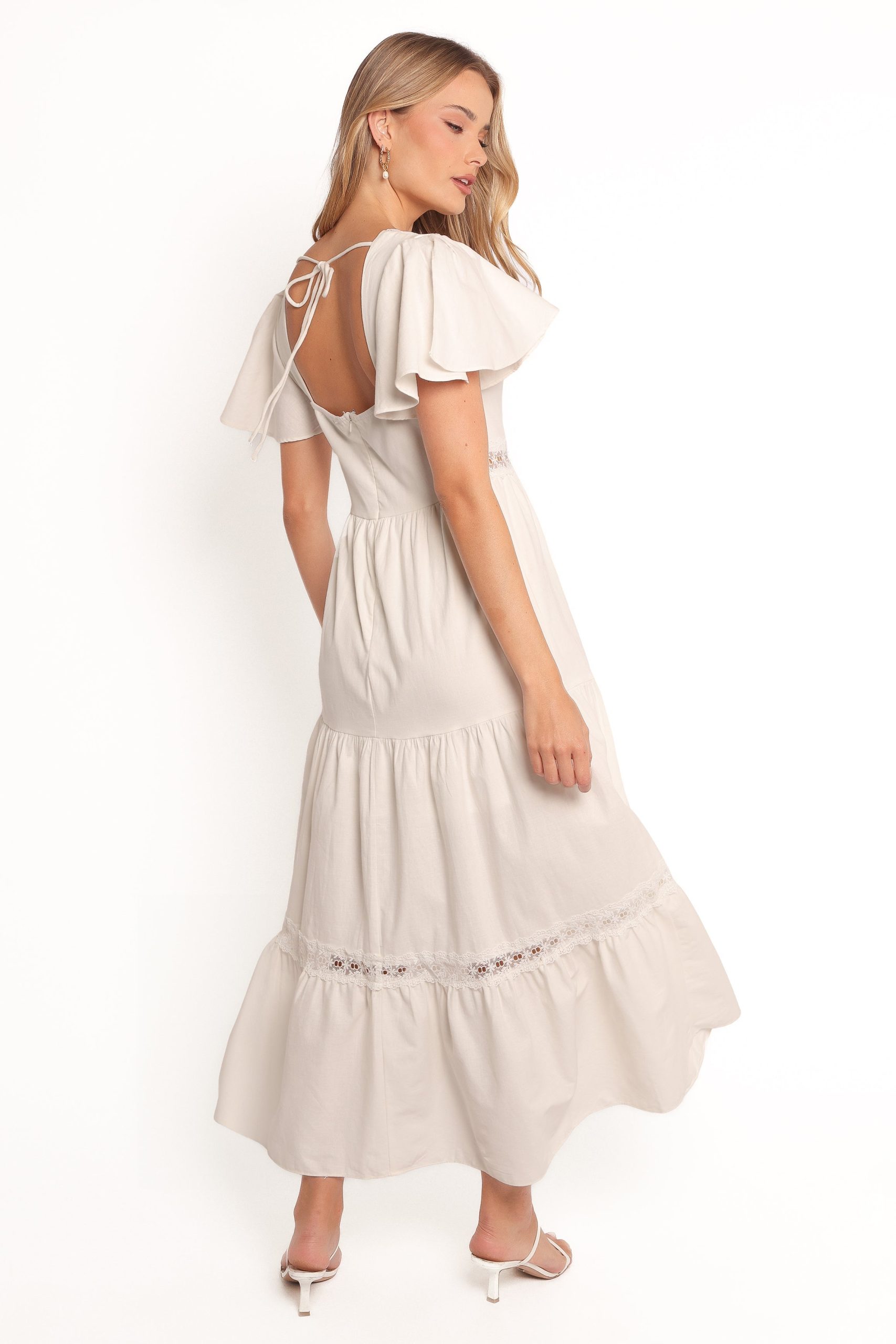 Minny Maxi Dress - Cream - Image 4